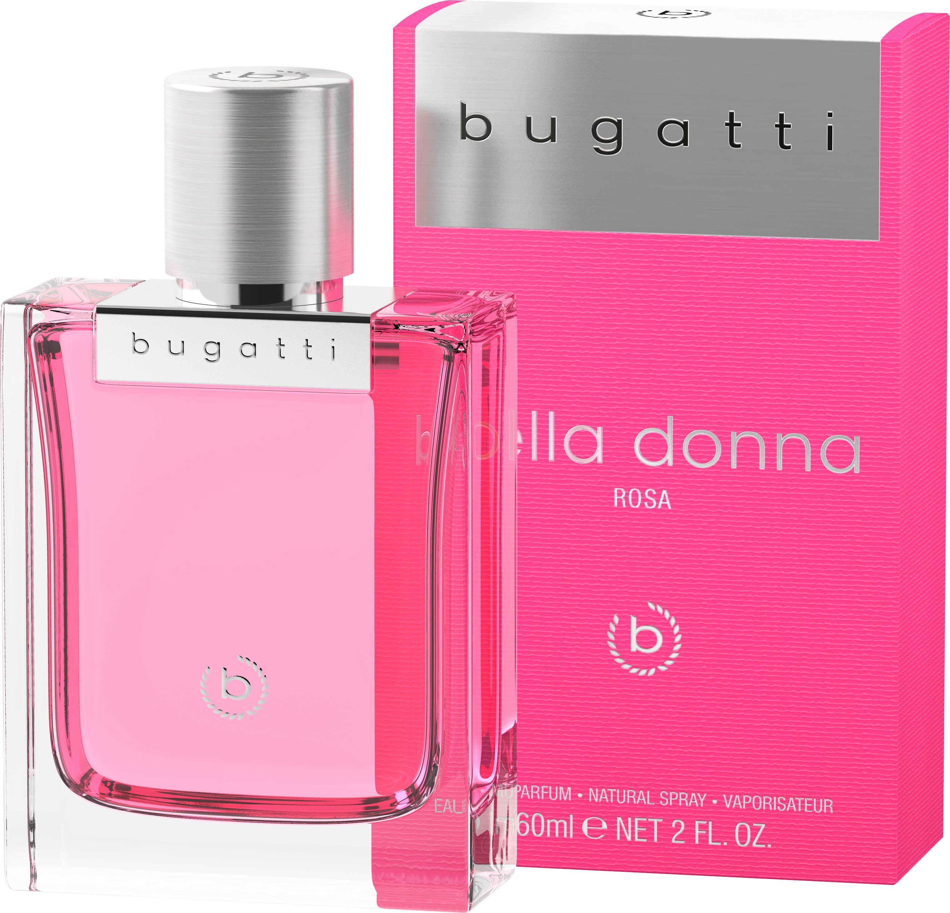 Eau EdP bugatti Donna 60 Bella Rosa de ml Parfum BUGATTI