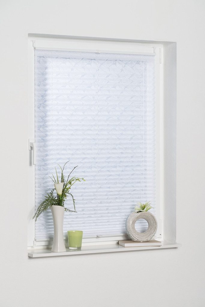 K-HOME Plissee Capri, Lichtschutz, ohne Bohren, Klemmfix, Ausbrennerstoff günstig online kaufen