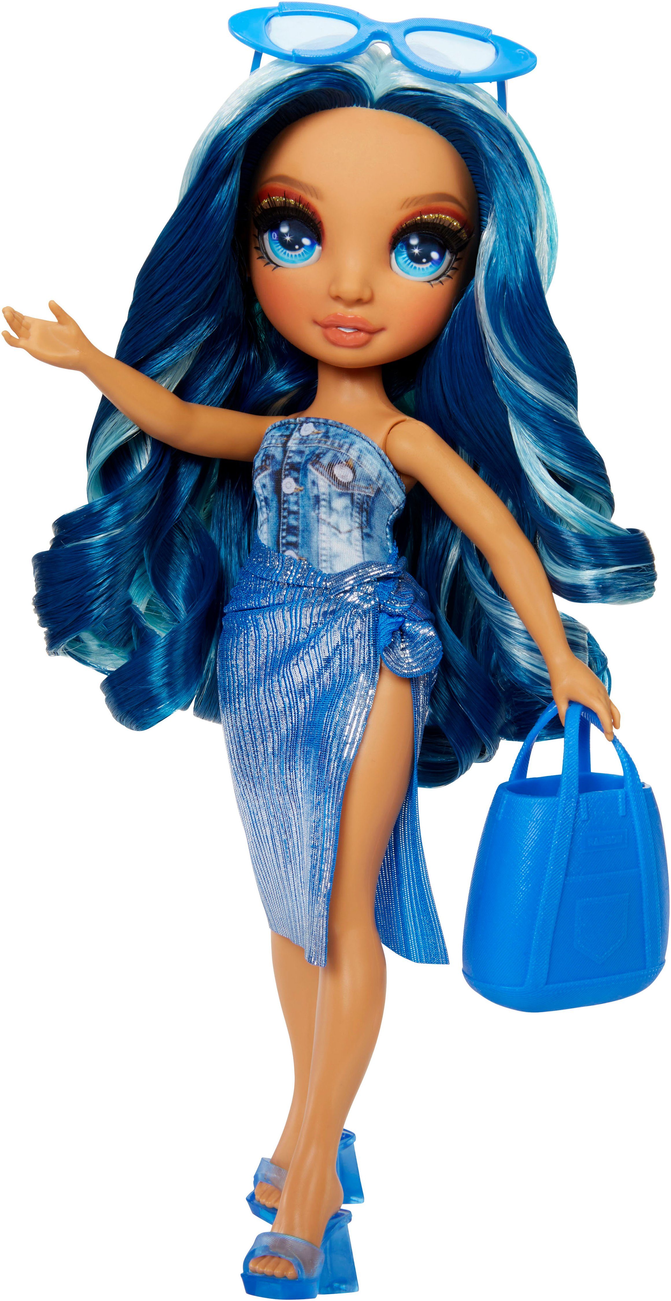 Rainbow High Anziehpuppe Rainbow High Swim & Style Fashion Doll- Skyler (Blue)