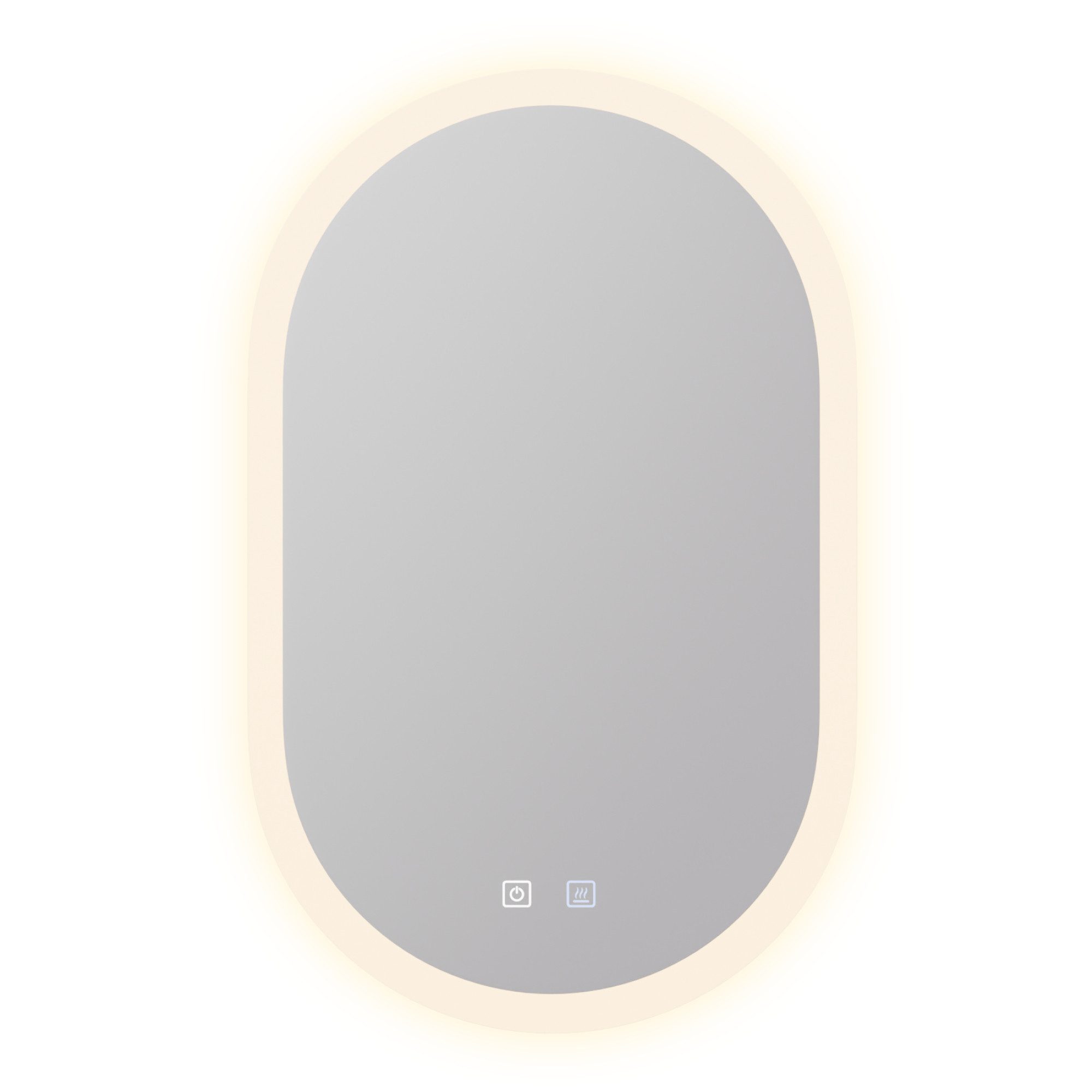 blumfeldt Spiegel Caledonian LED-Badspiegel Badezimmerspiegel, LED-Badspiegel Badezimmerspiegel 3 Farben dimmbar