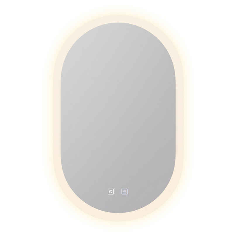 blumfeldt Spiegel Caledonian LED-Badspiegel Badezimmerspiegel, LED-Badspiegel Badezimmerspiegel 3 Farben dimmbar