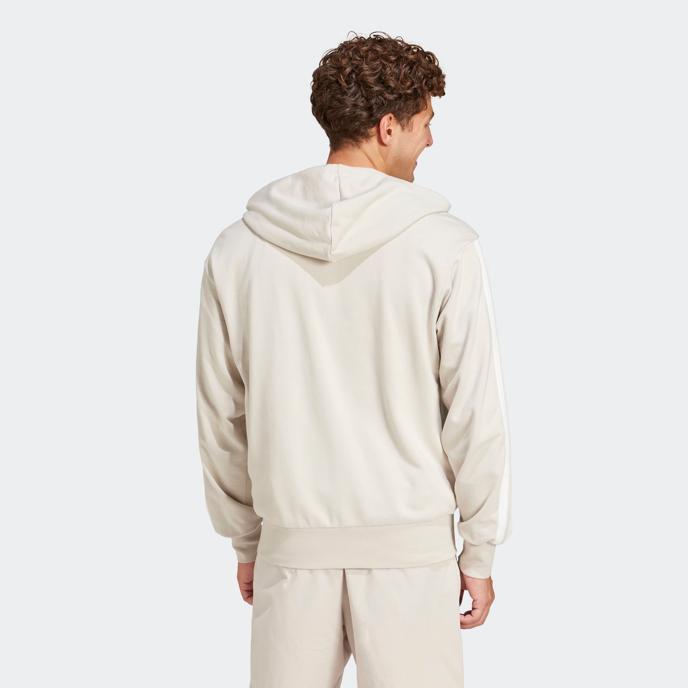 adidas Sportswear Kapuzensweatshirt ESSENTIALS 3-STREIFEN FRENCH TERRY