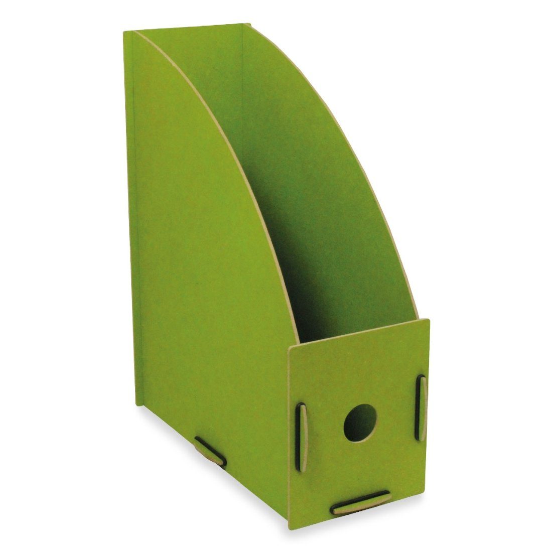 WERKHAUS® Aufbewahrungsbox Stehsammler Ablagebox Zeitschriftensammler Werkhaus A4 grasgrün SON