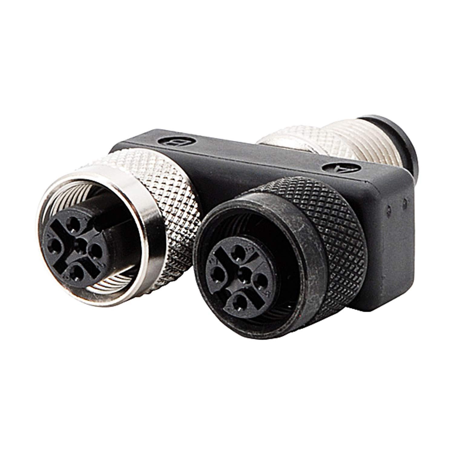 Phoenix Contact Sensor Titel:M12/M12/M12 Y-Verteiler 1xStift/2xBuchse gerade 5/4-pol. A-Kodi, (Sensor-/Aktor-Steckverbinder)