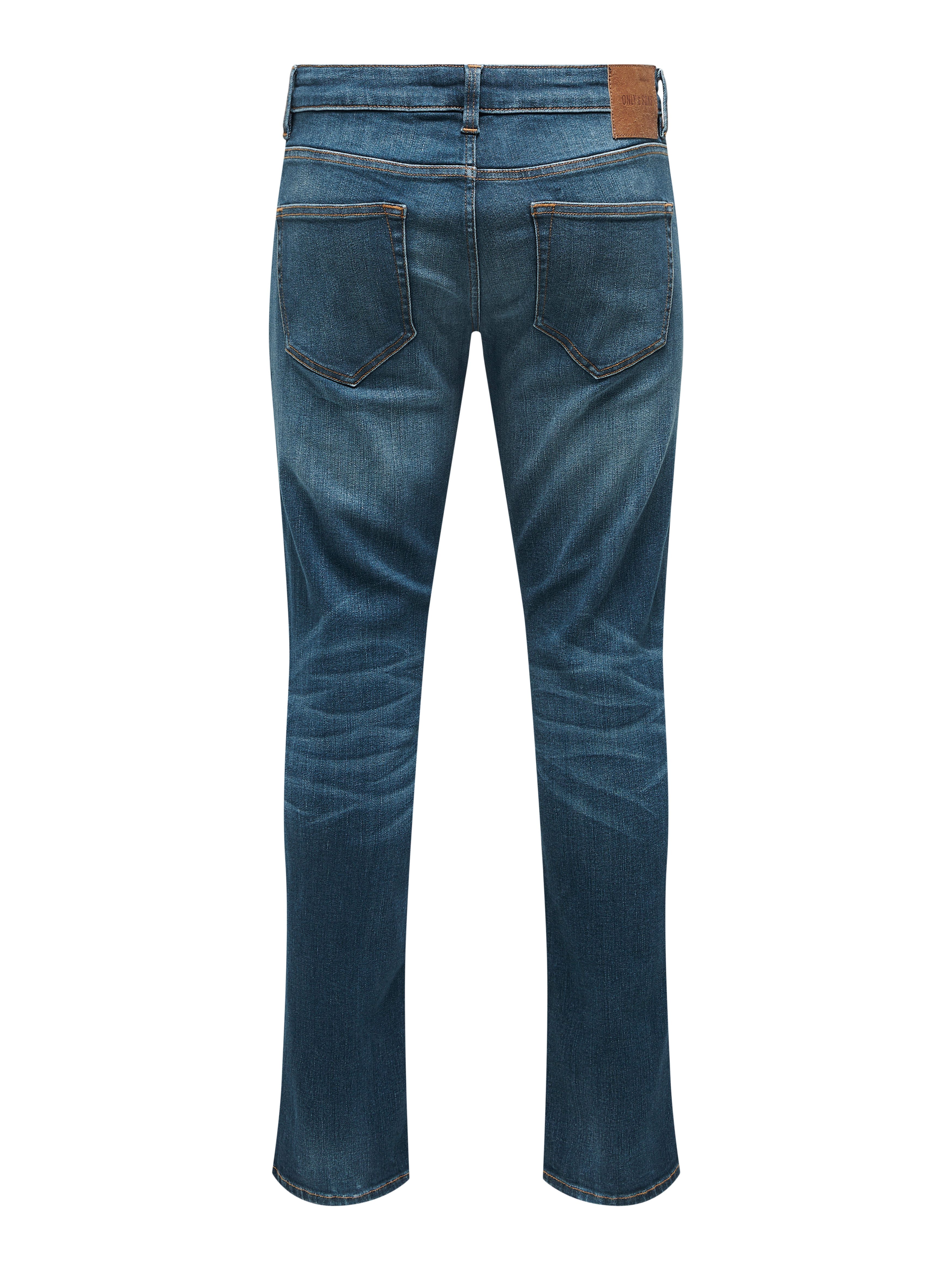 ONLY & SONS Slim-fit-Jeans OS ONSLOOM SLIM BLUE GREY 40 mit Destroyed Effekt