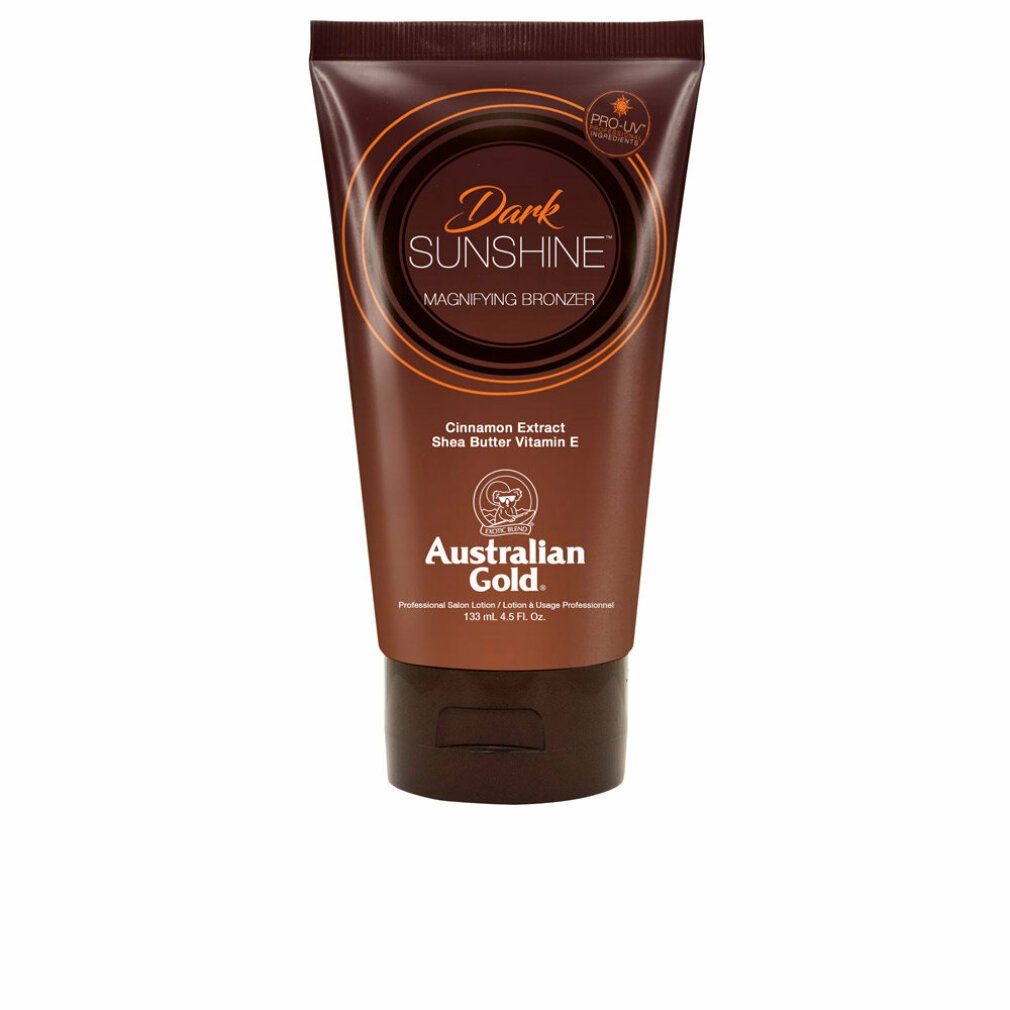 Australian Selbstbräunungscreme SUNSHINE DARK magnifying bronzer professional lotion 133ml