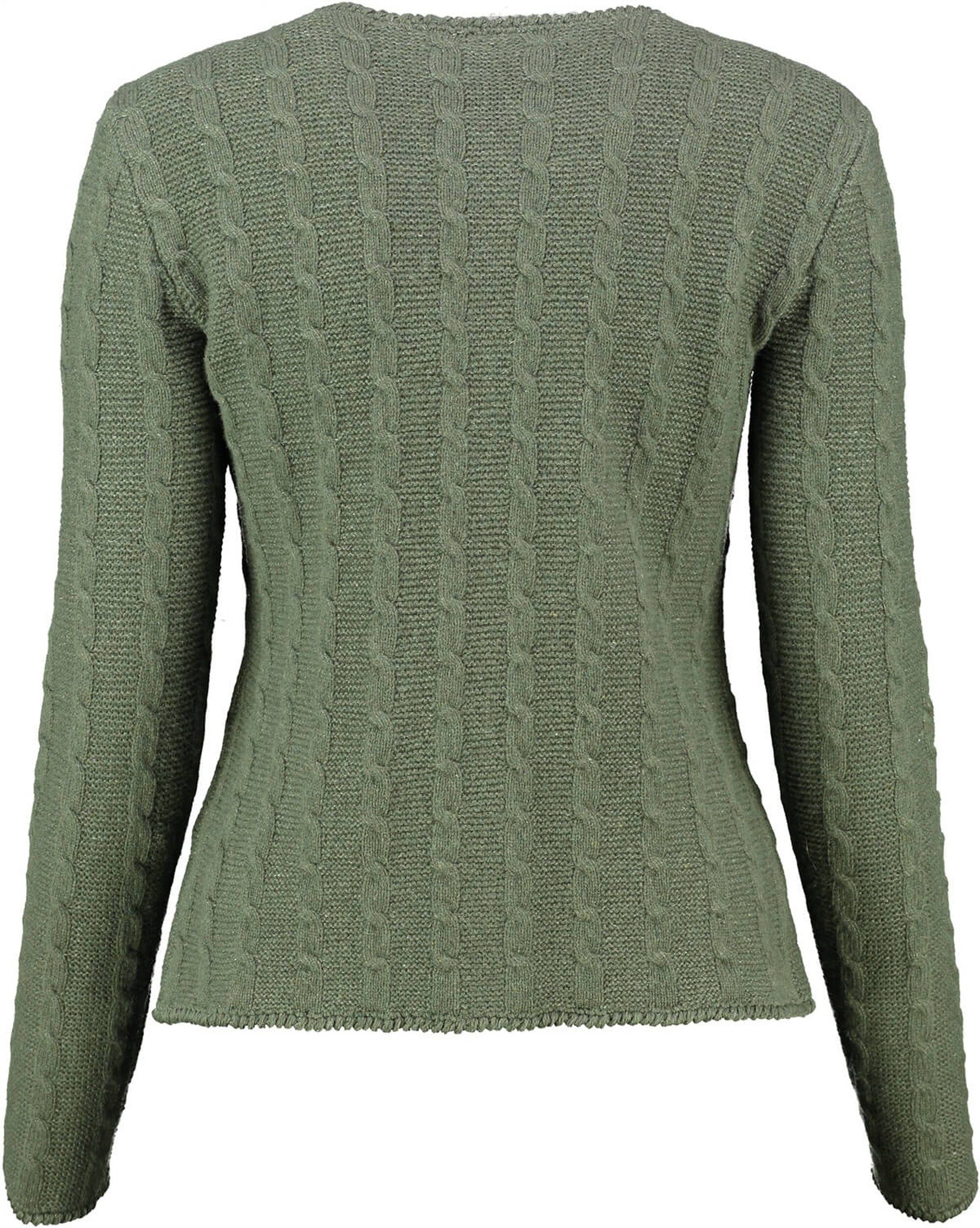Hammerschmid Strickjacke HAMMERSCHMID Strickjacke Corvara oliv günstig online kaufen