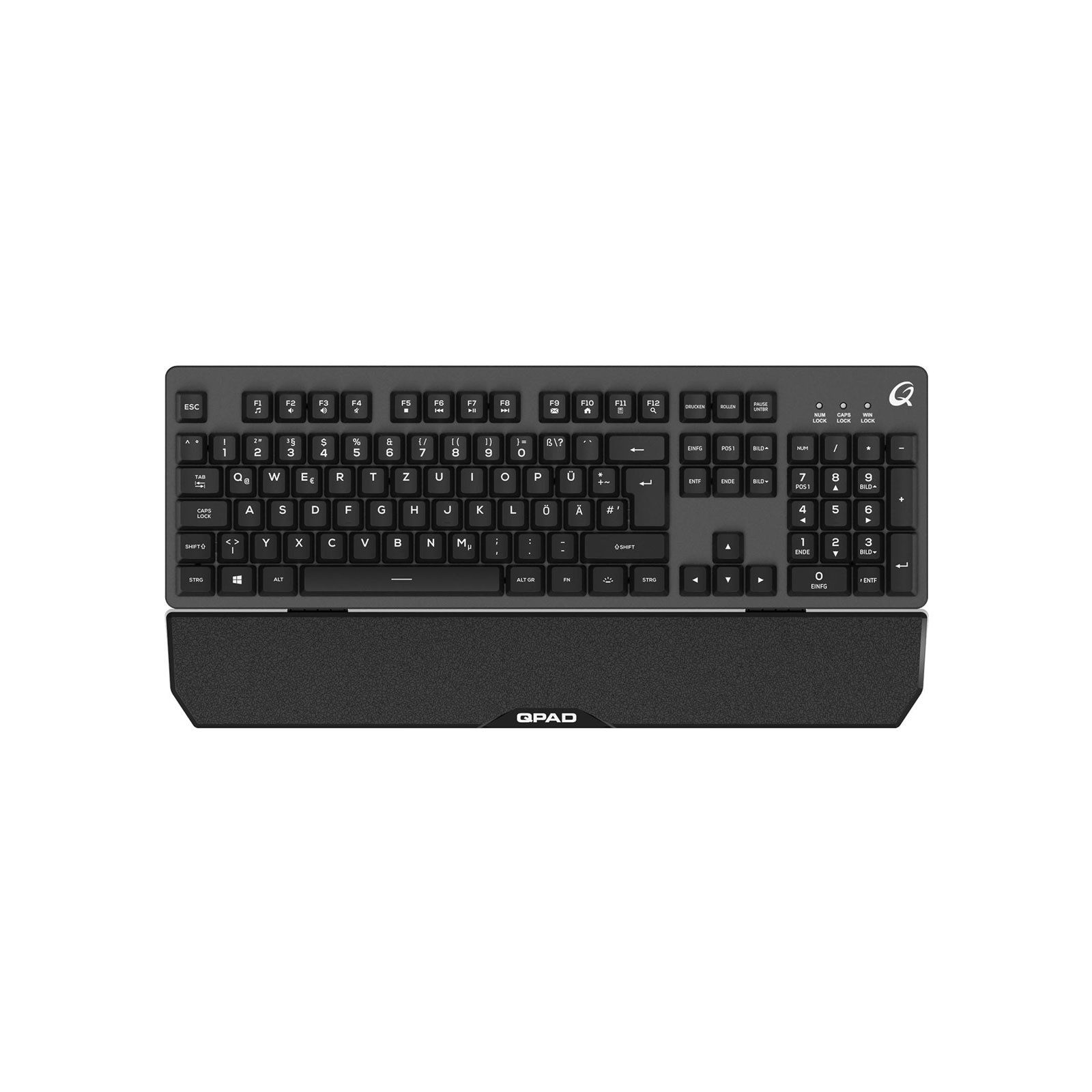 QPAD Gaming Tastatur Pro MK40 schwarz DE PC-Tastatur