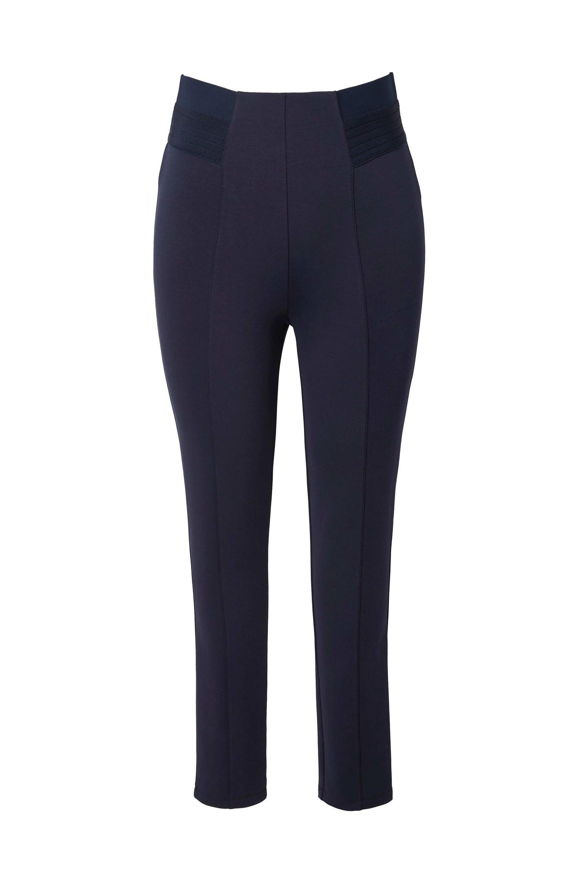 Leggings Punto-Leggings Biesen schmales Bein Elastikbund