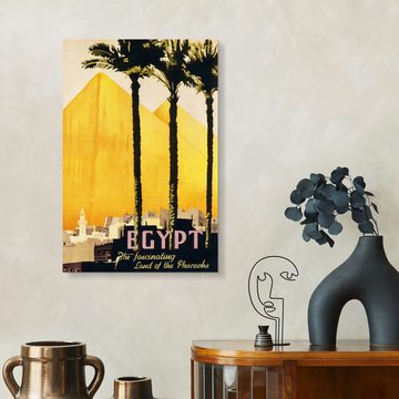 Posterlounge Alu-Dibond-Druck Vintage Travel Collection, Ägypten (englisch) I, Vintage Illustration