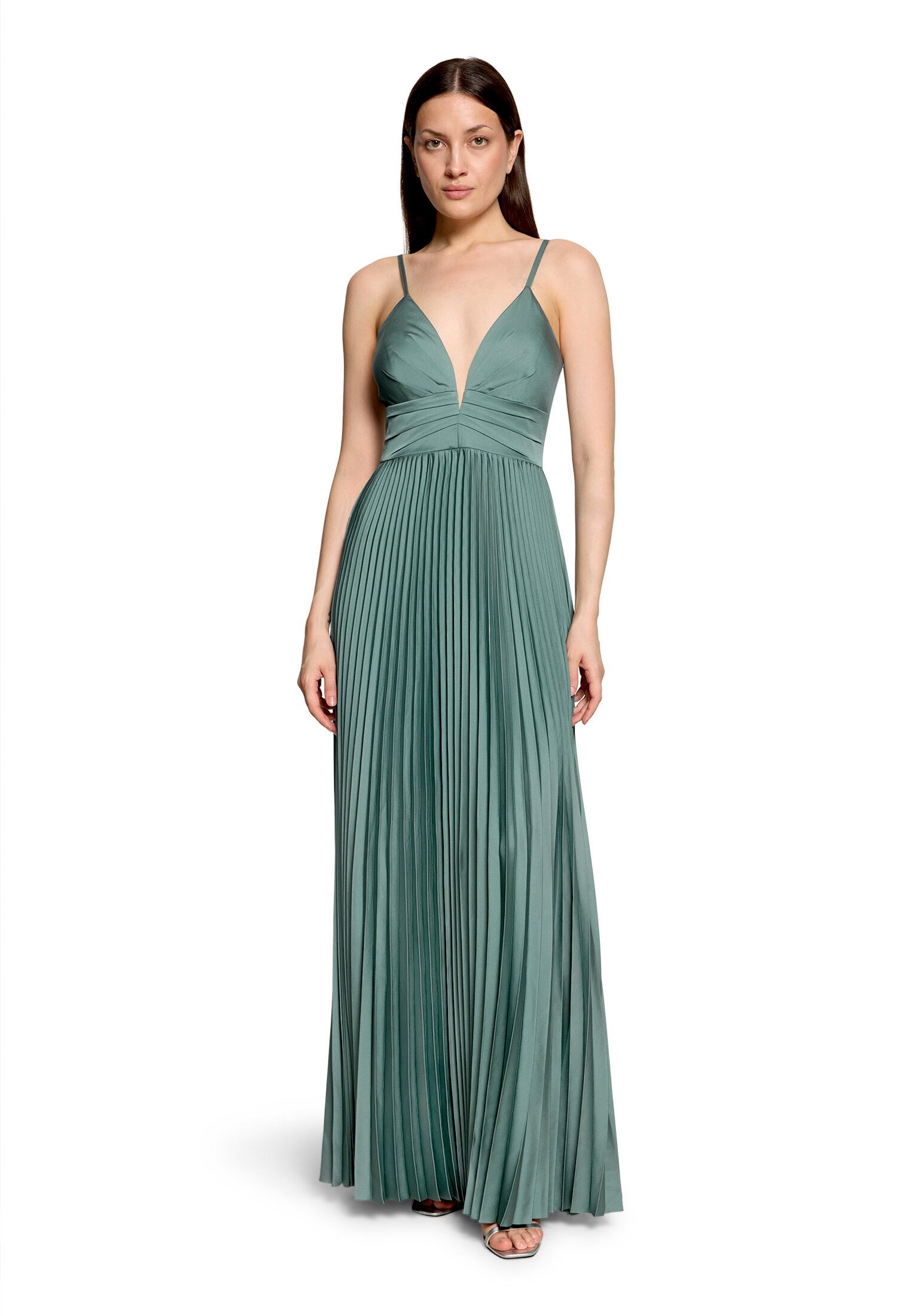 Vera Mont Chiffonkleid Damen mit V-Ausschnitt