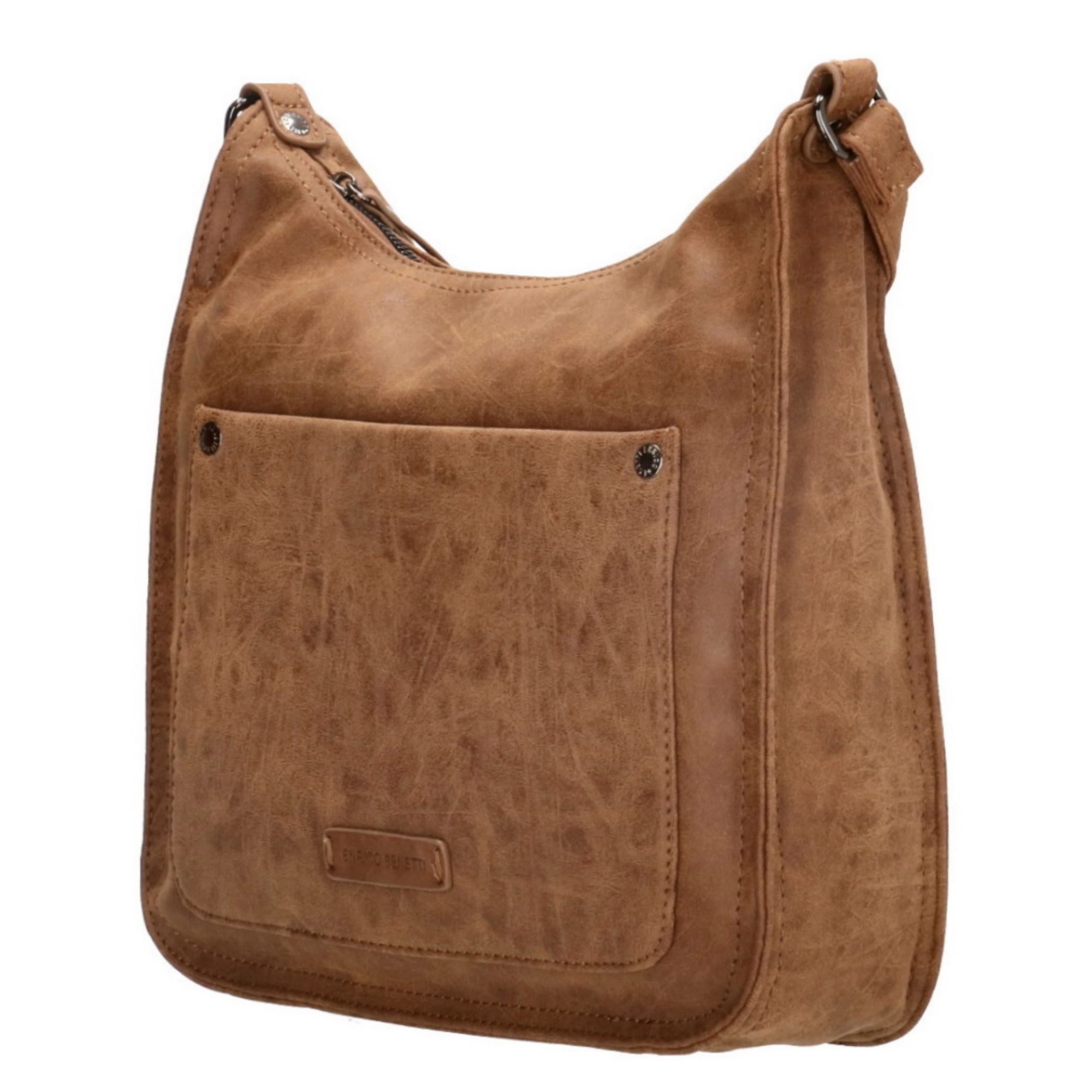Christian Wippermann Umhängetasche Damen Tasche Schultertasche Umhängetasche Crossover Bag (1 tlg), Leder Optik Handtasche