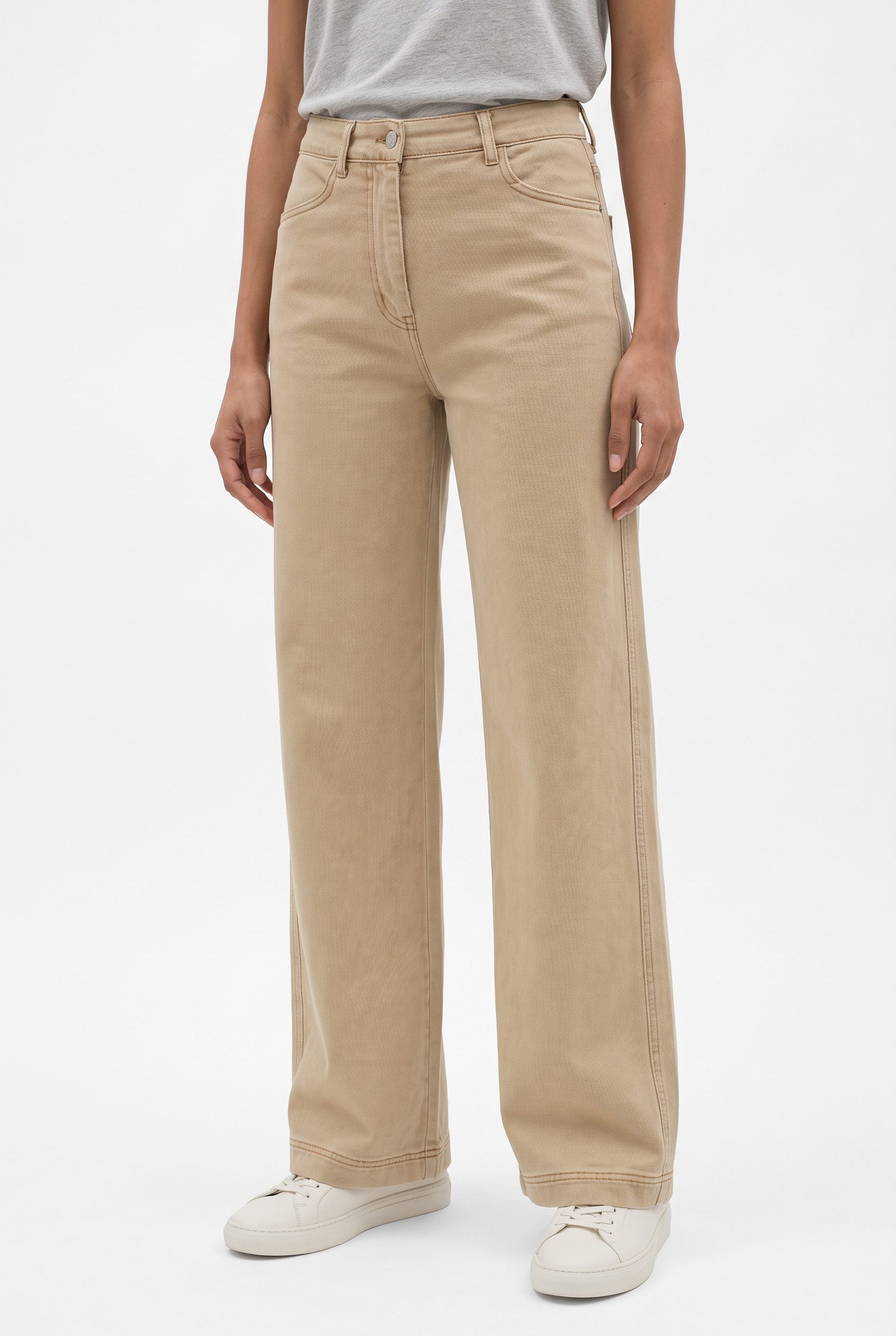 BOSS ORANGE Webhose TMarlina Premium Damenmode mit weitem Bein, 4-Pocket-Design