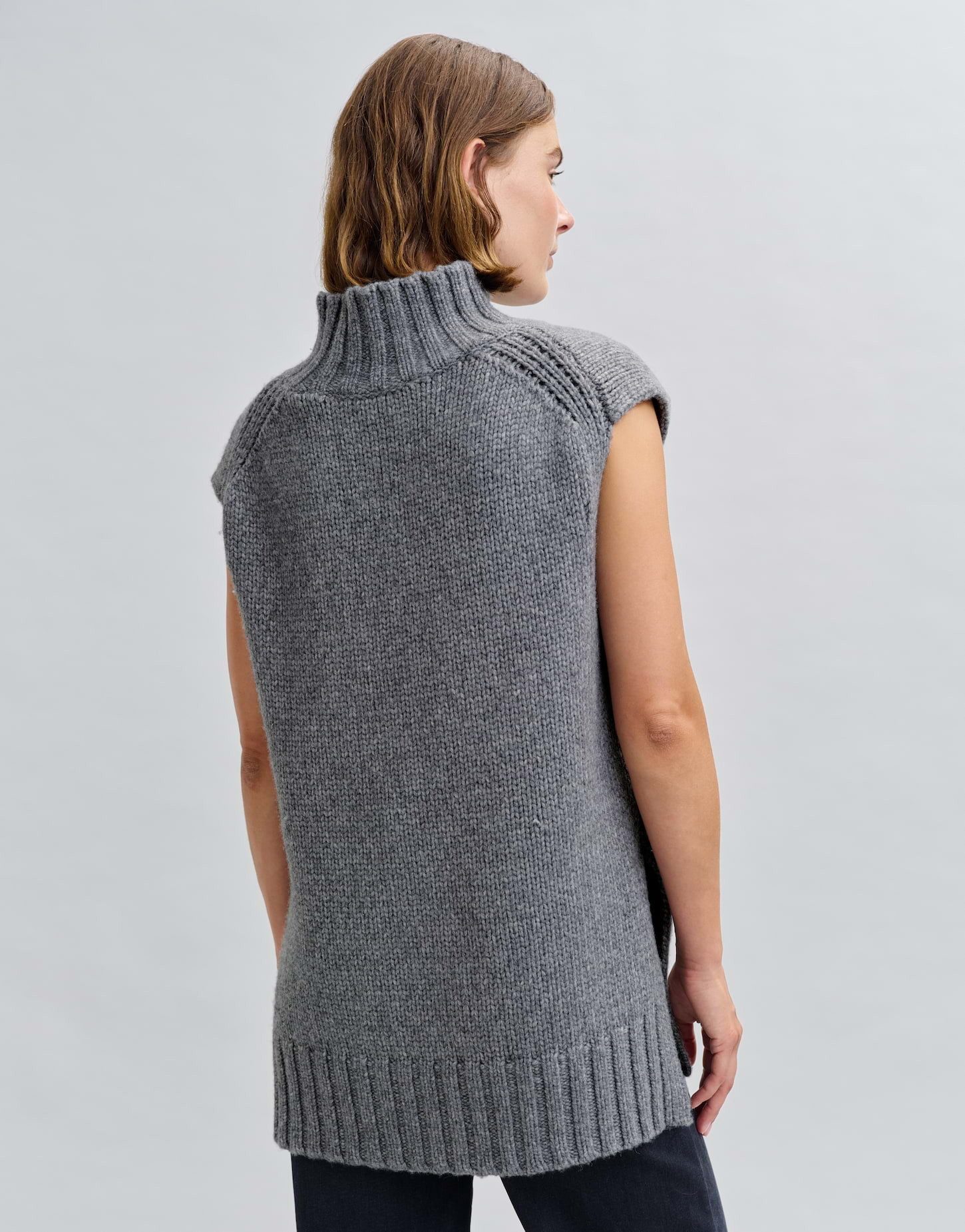 OPUS Pullunder Long Pullunder PUSEFA Regular mit Woll-Anteil