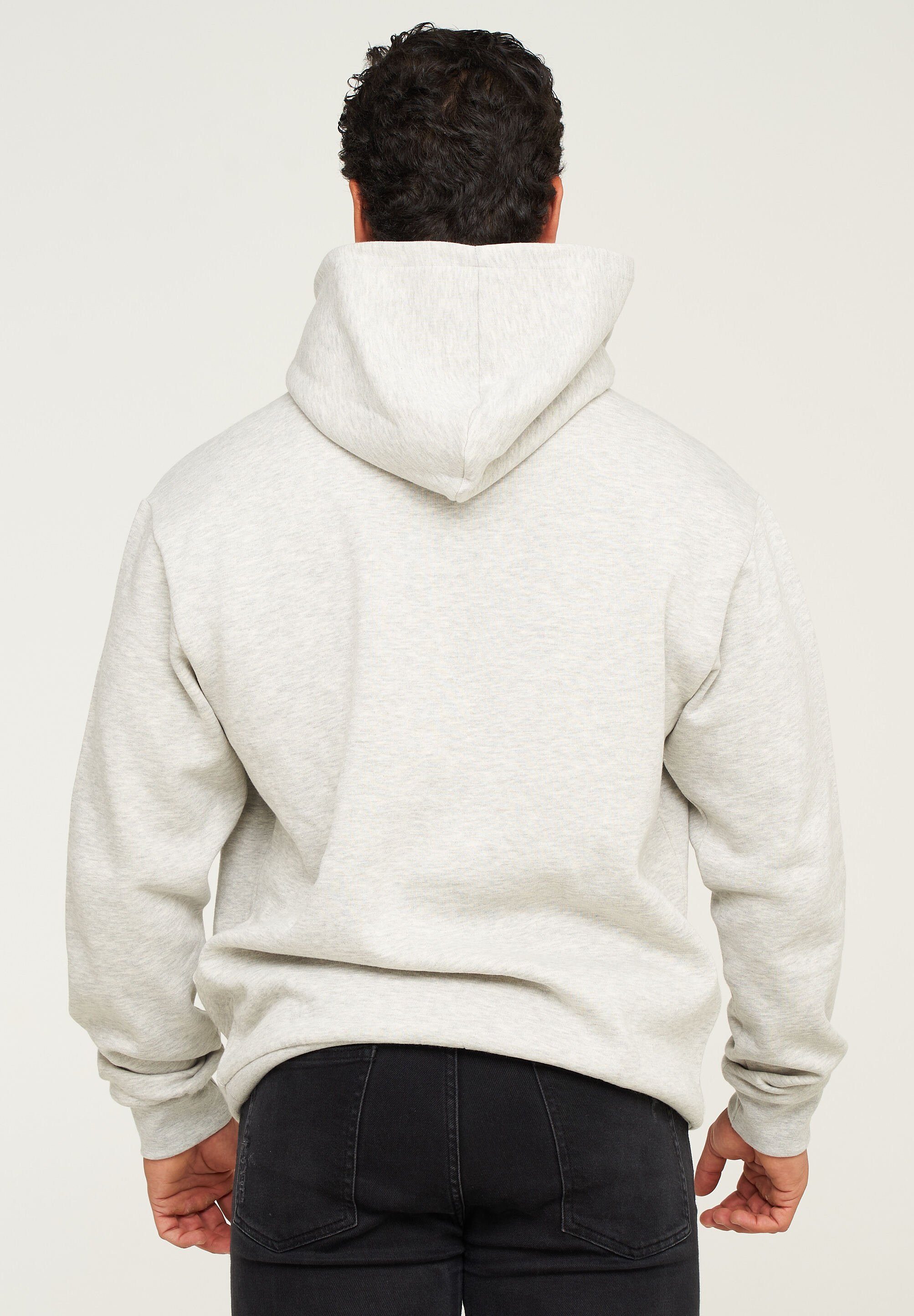 behype Hoodie BHHOBART Herren Basic Oversized Hoodie Raglan Kapuzenpullover Sweater