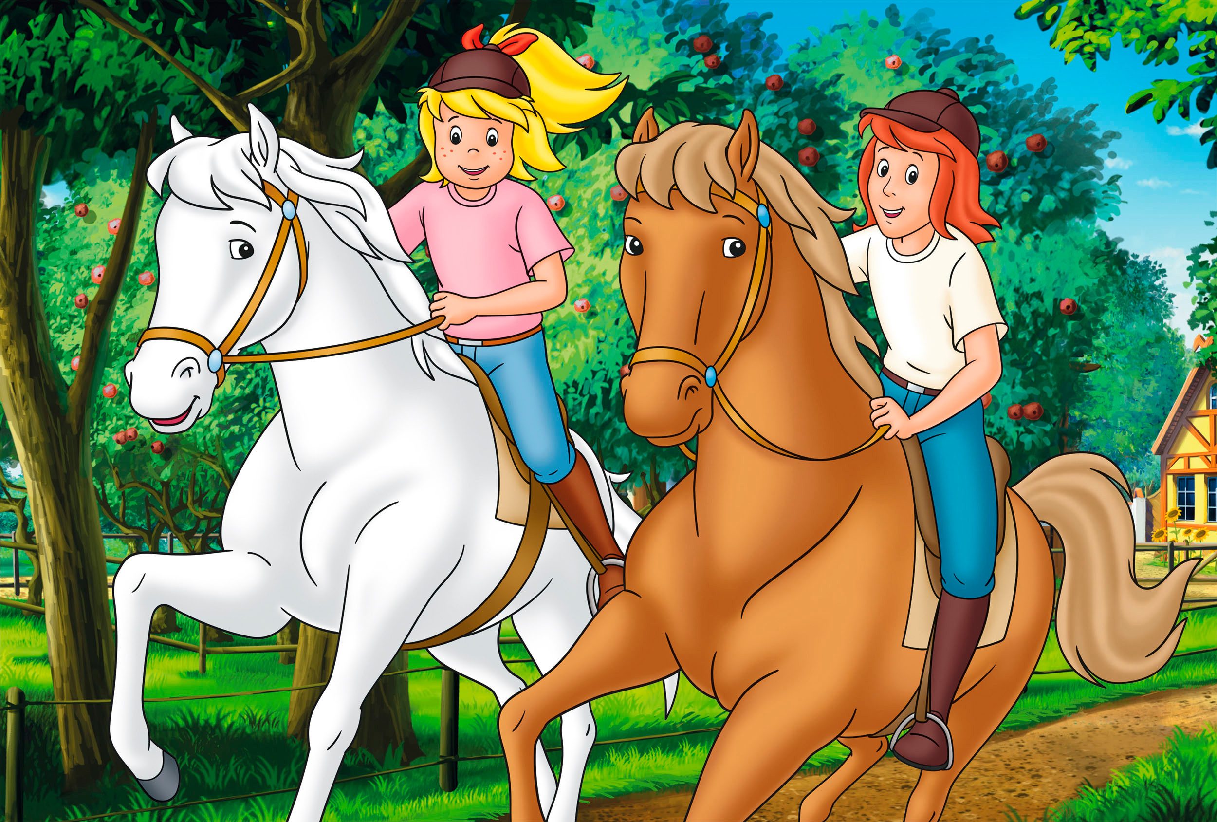 Schmidt Spiele Puzzle Bibi & Tina, Sommerausritt, 100 Puzzleteile, Made in günstig online kaufen