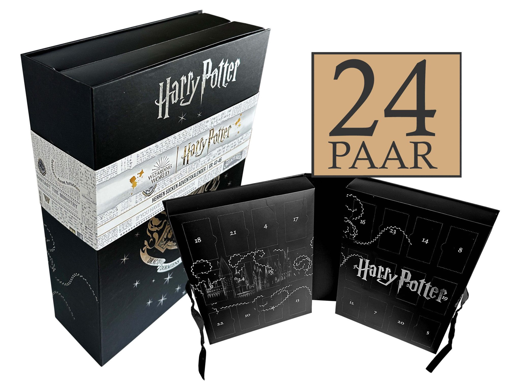Sockswear Socken Harry Potter Socken Adventskalender günstig online kaufen