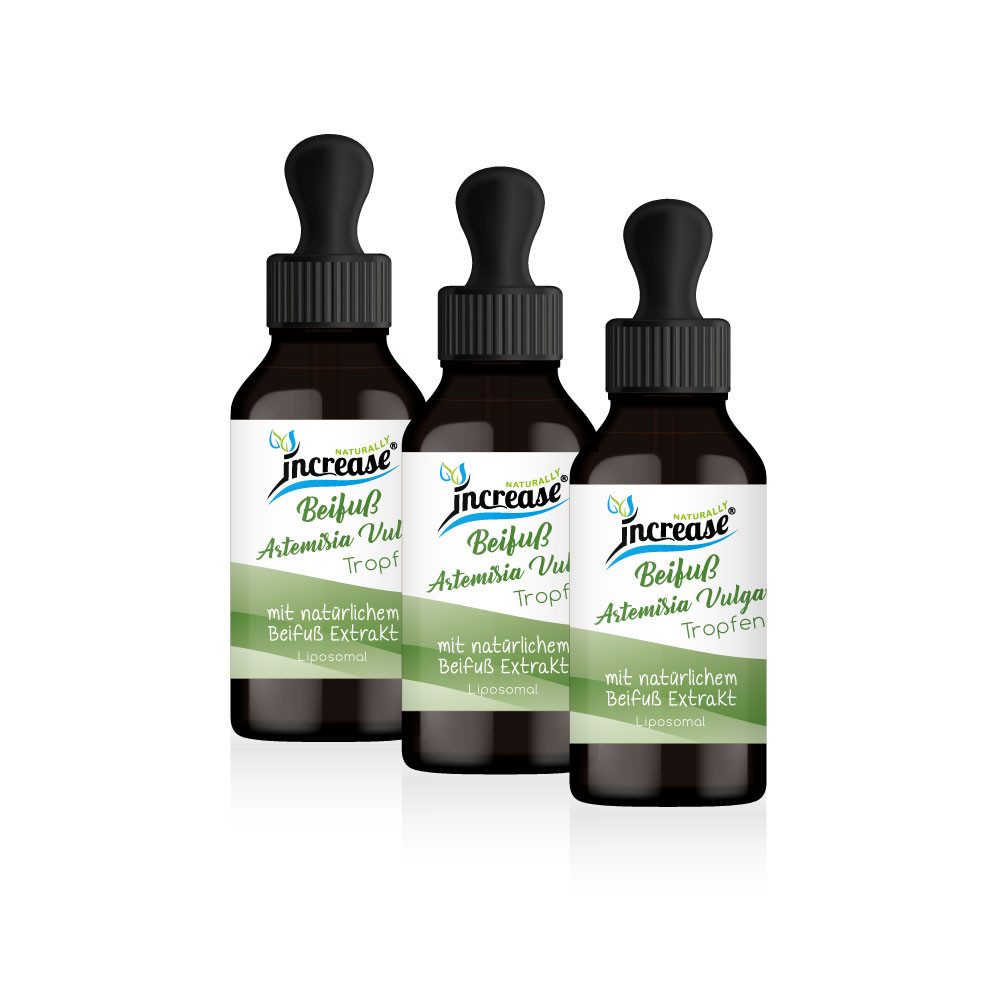 increase NATURALLY Nimm 3, zahl 2 Liposomaler Beifuß Artemisia Vulgaris 1000mg pro Tag Tropfen, 180 ml