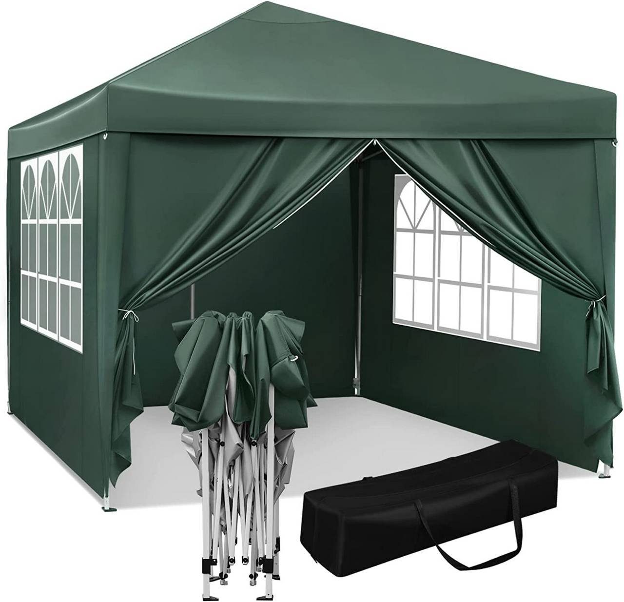 Woltu Faltpavillon, mit 4 Seitenteilen, aus günstig online kaufen