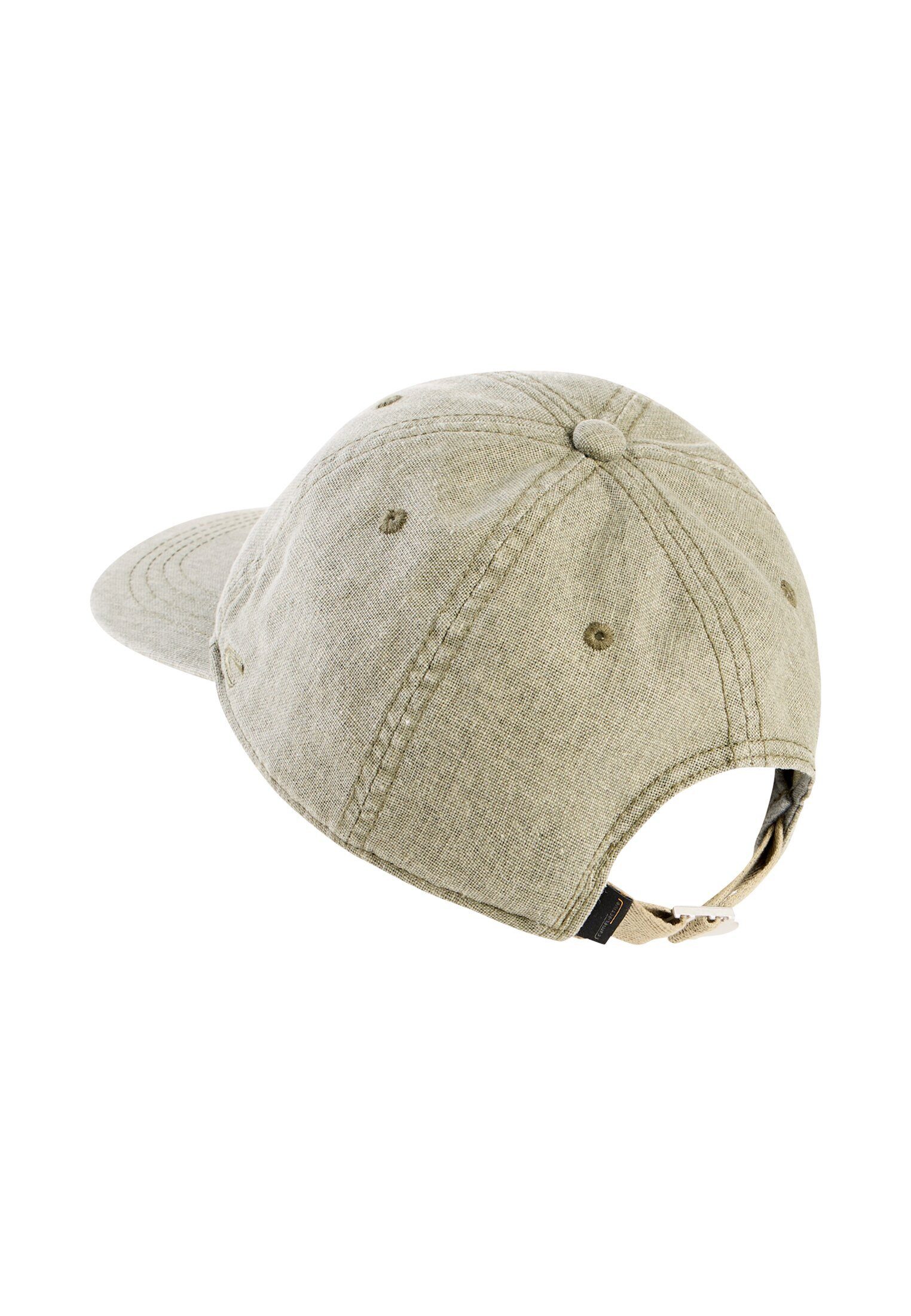 camel active Baseball Cap Cap aus Baumwoll-Leinen-Mix