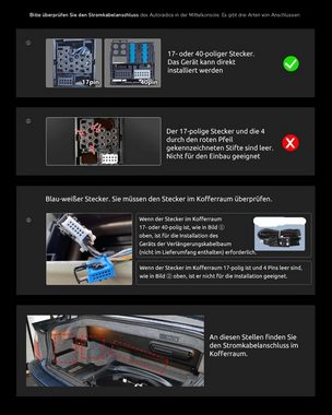 GABITECH Für BMW 5 Serie E39 E53 X5/M5 7 zoll Android 13 Autoradio CARPLAY Einbau-Navigationsgerät