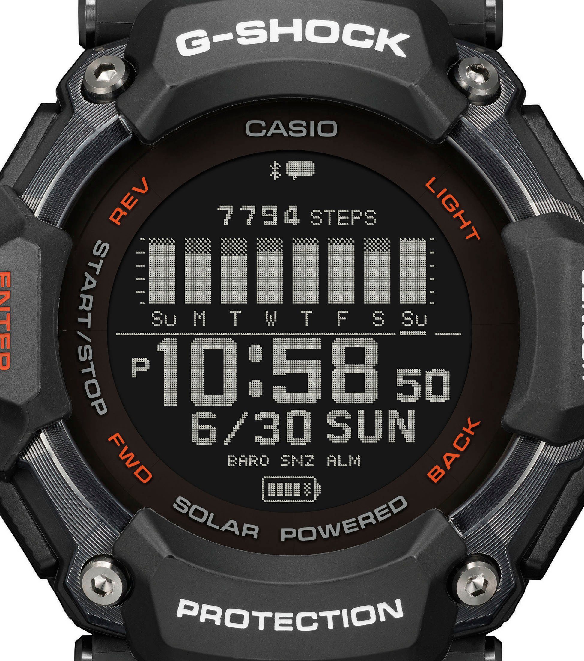CASIO G-SHOCK GBD-H2000-1AER Smartwatch, Solar