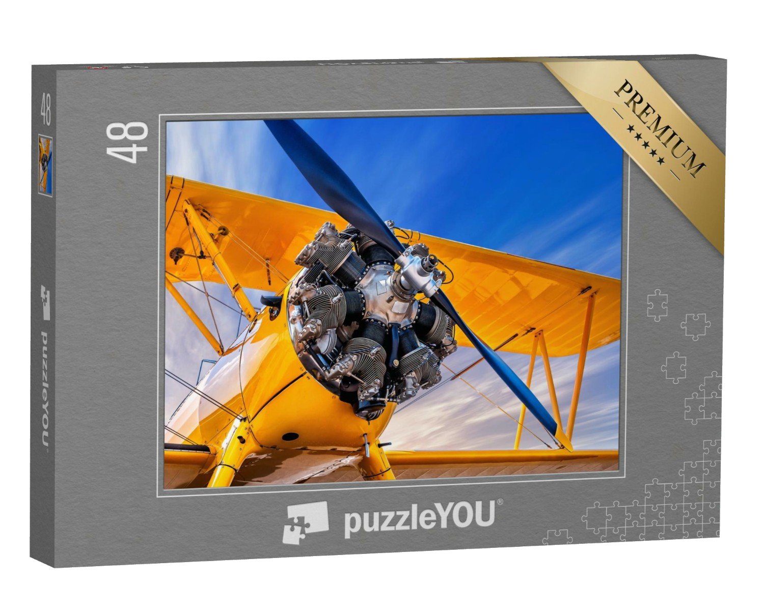 puzzleYOU Puzzle Propeller eines historischen Flugzeugs, 48 Puzzleteile, puzzleYOU-Kollektionen Historische Bilder