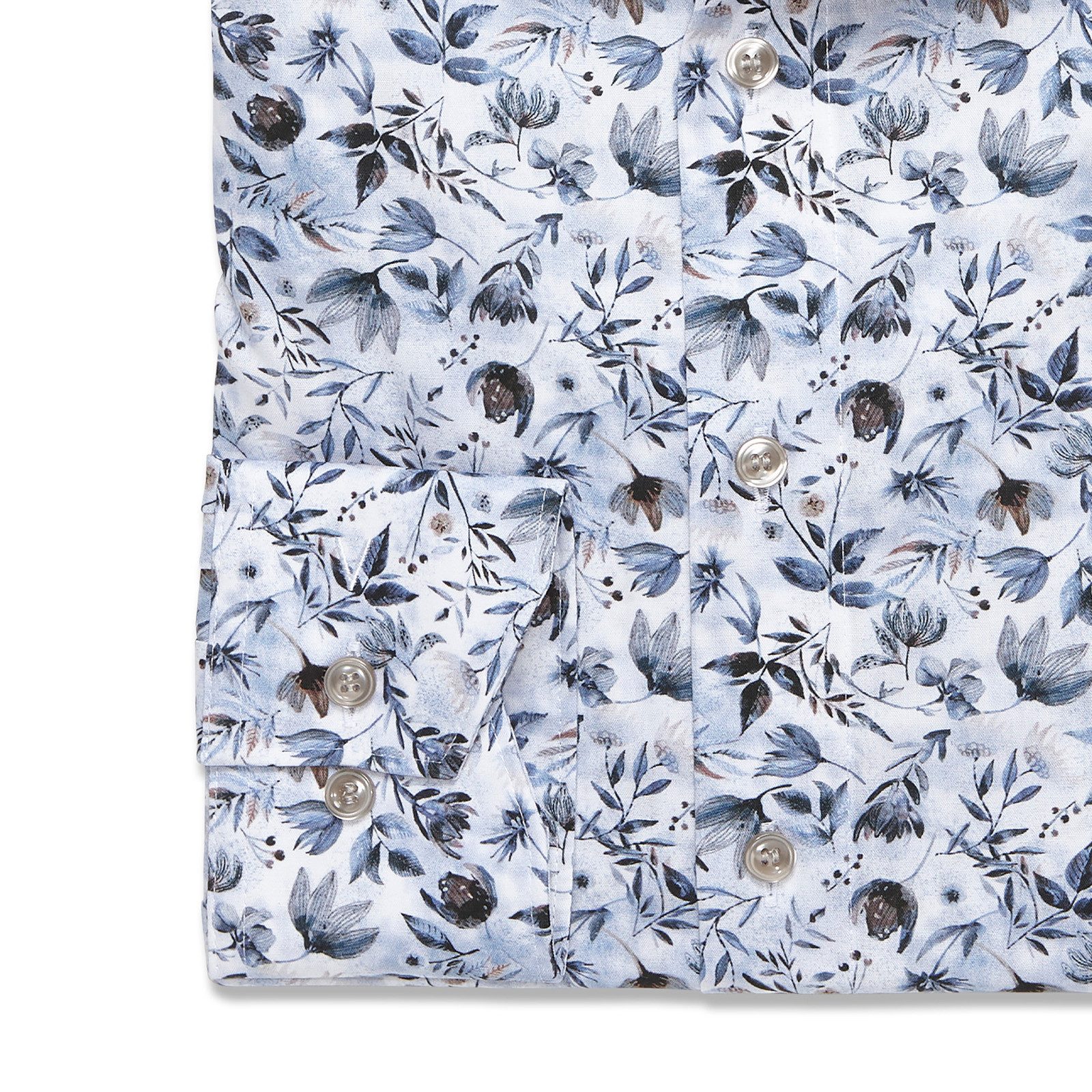 MARVELIS Langarmhemd mit floralem Allover-Print