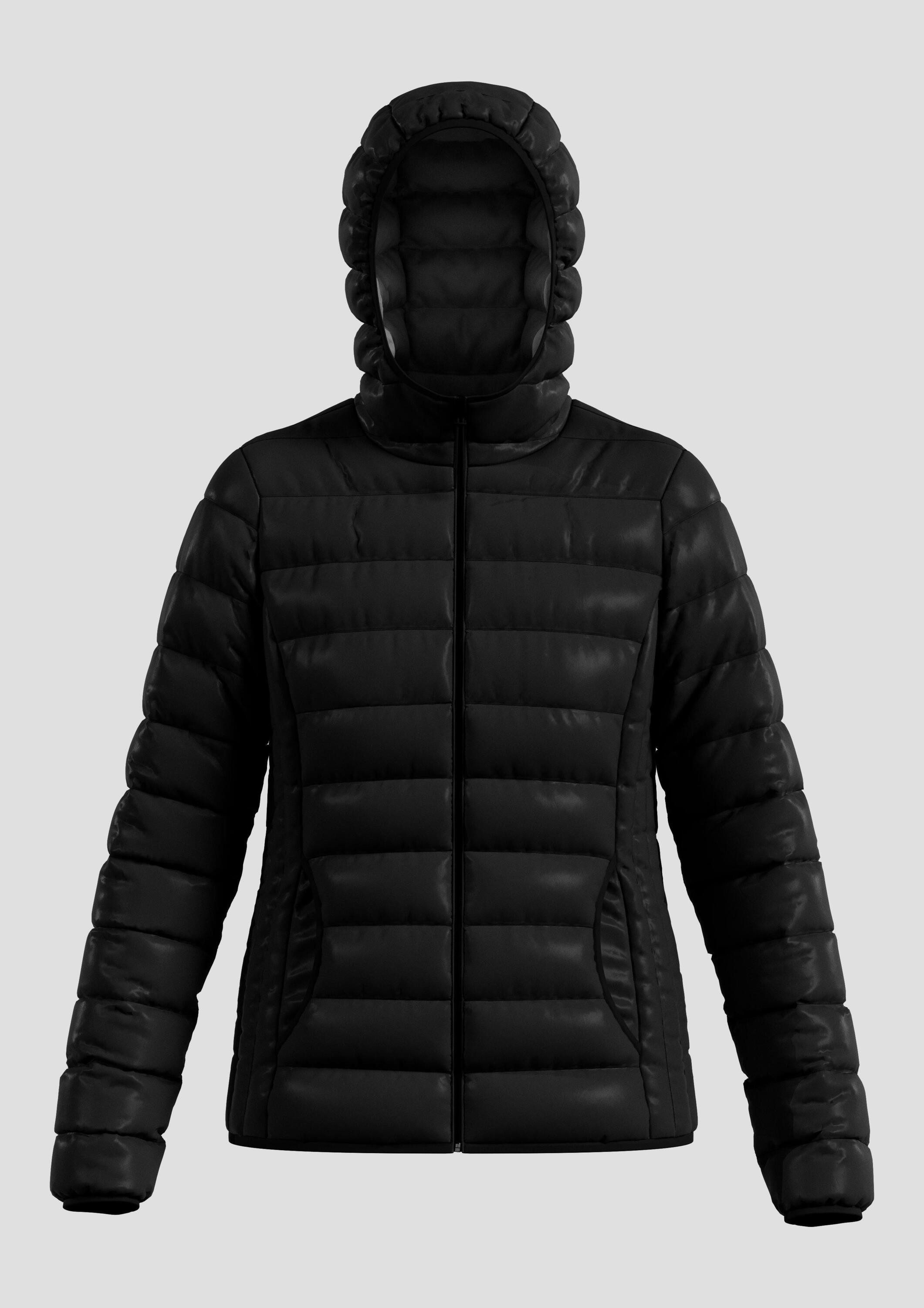 QS Funktionsjacke Outdoor-Jacke Leicht wattierte Steppjacke mit Kapuze