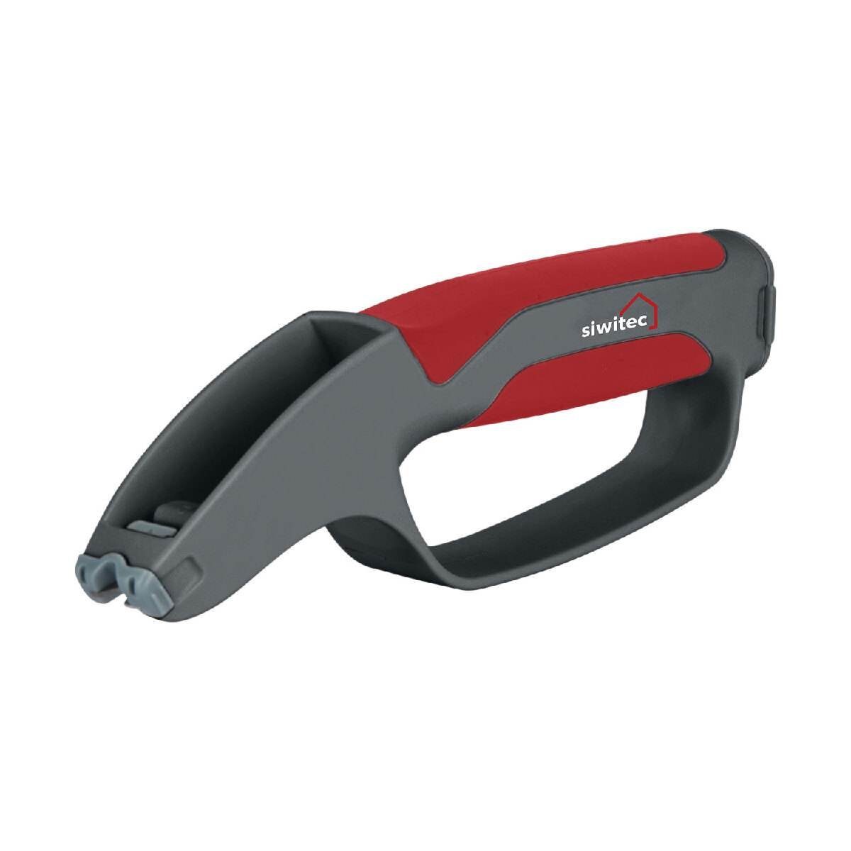 siwitec Axt- und Messerschärfer 4-in-1 Schärfer mit austauschbaren Klingen für Äxte, Scheren und Messe, Ergonomisches Design, Rutschfest, Lange Lebensdauer, Leichte Reinigung