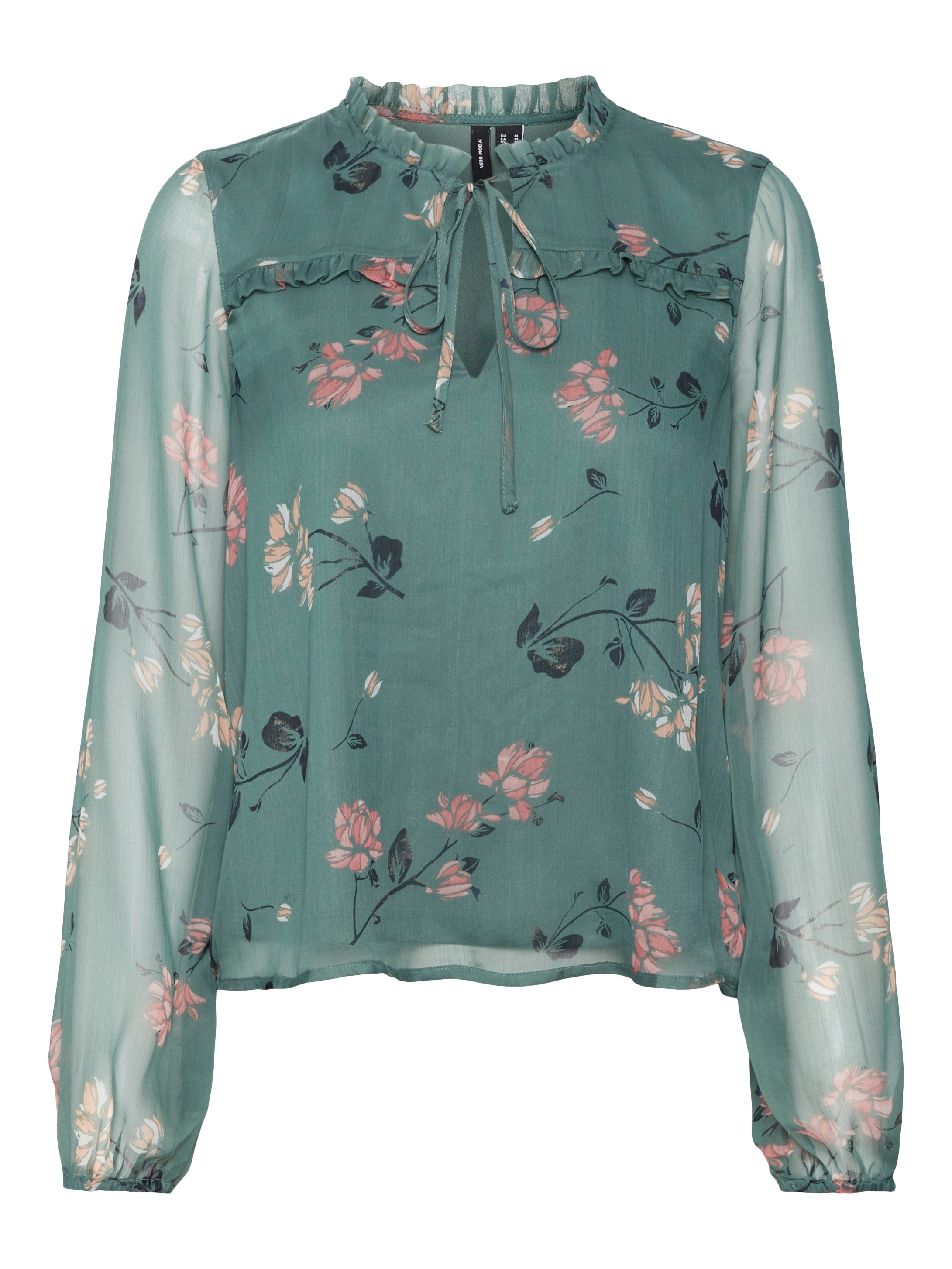 Chiffonbluse VMMILLA LS TOP WVN GA NOOS