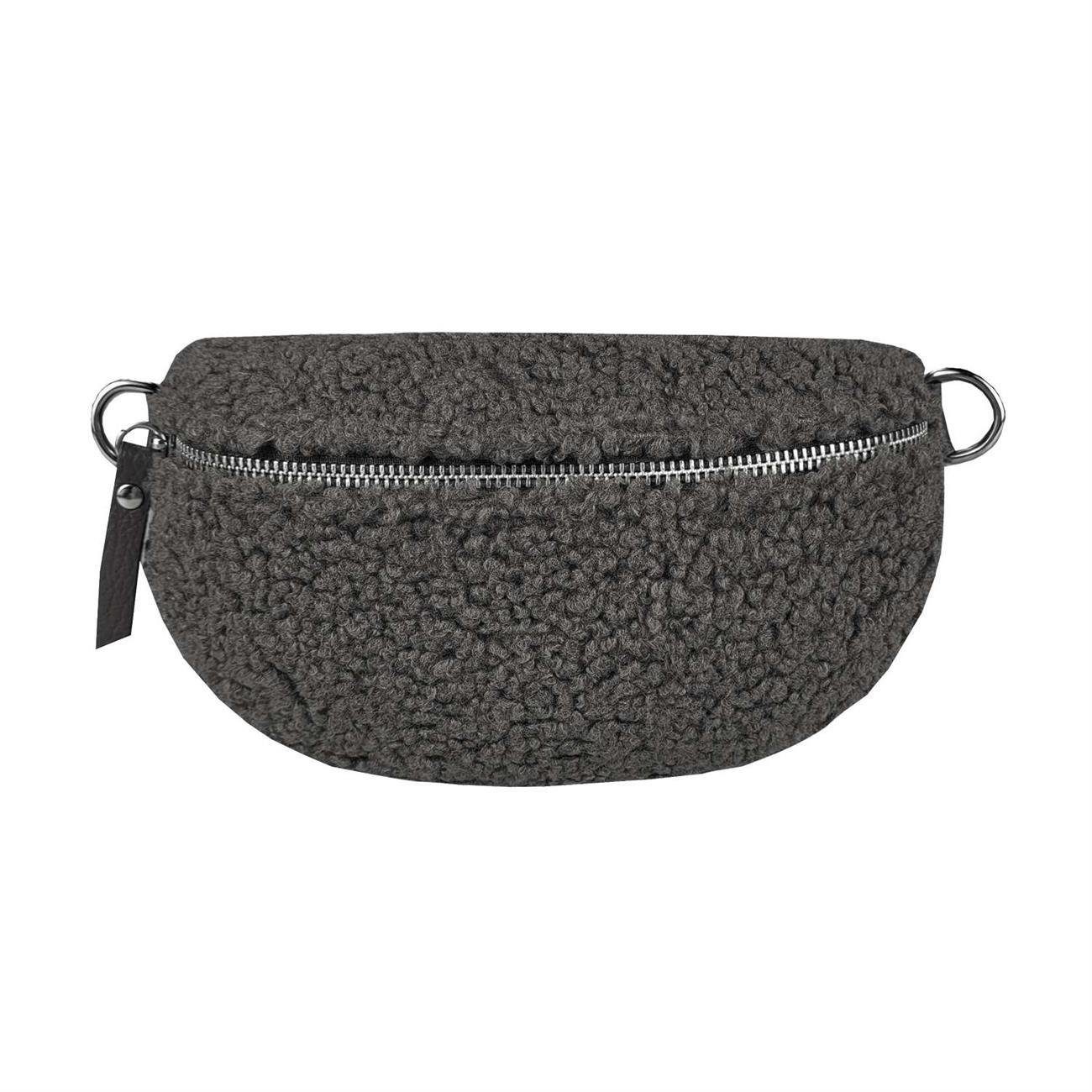 ITALYSHOP24 Bauchtasche Damen Fell Leder Gürtel günstig online kaufen