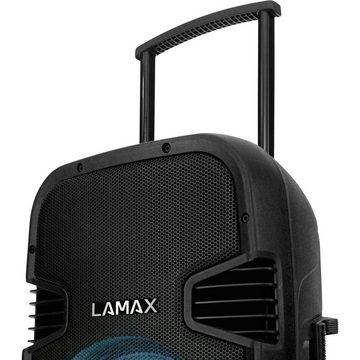 LAMAX Party-Lautsprecher PartyBoomBox 500 Lautsprecher (spritzwassergeschützt, Stimmungslicht, wiederaufladbar)