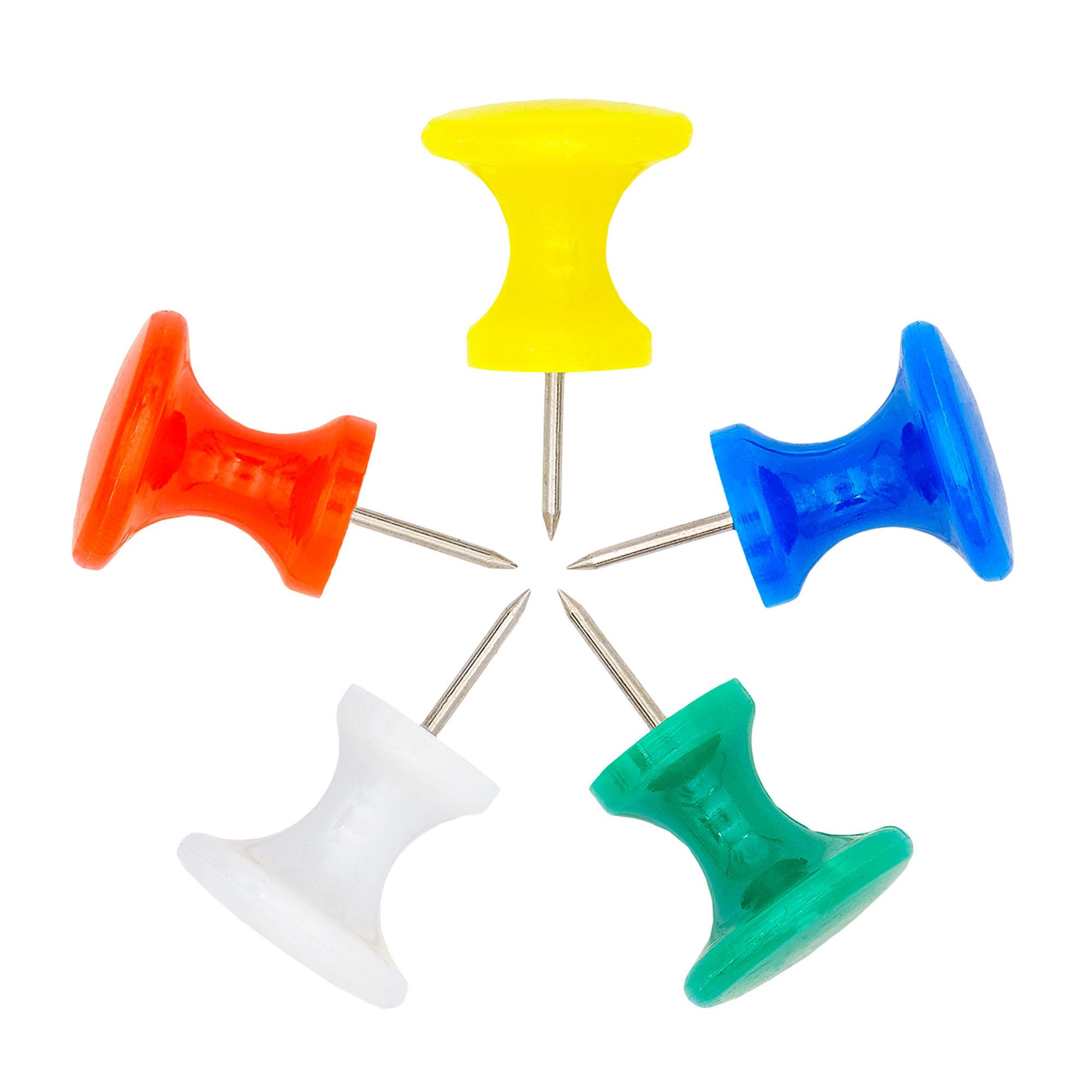 TSI Schreibwaren Pinnnadel Pinnwandnadeln XXL farbig 15er Dose