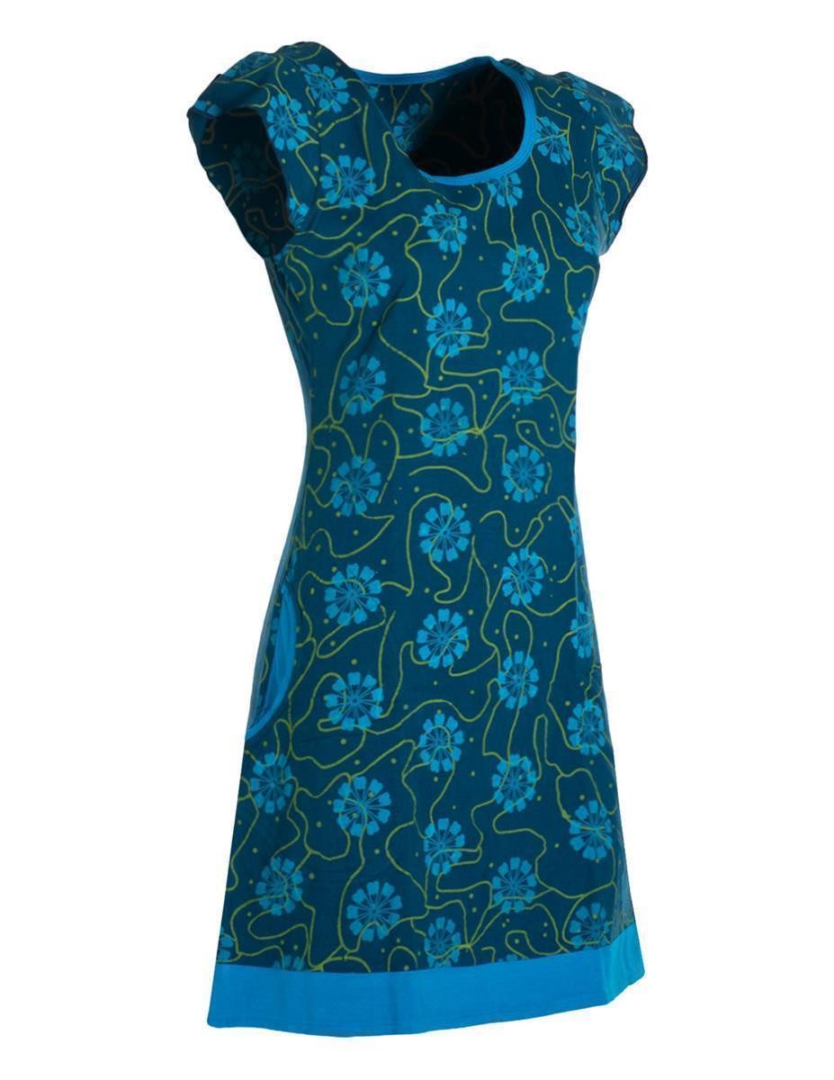 Tunikakleid Damen kurzarm Longshirt-Kleid Mini-Kleid Tunika-Kleid Shirt-Kleid