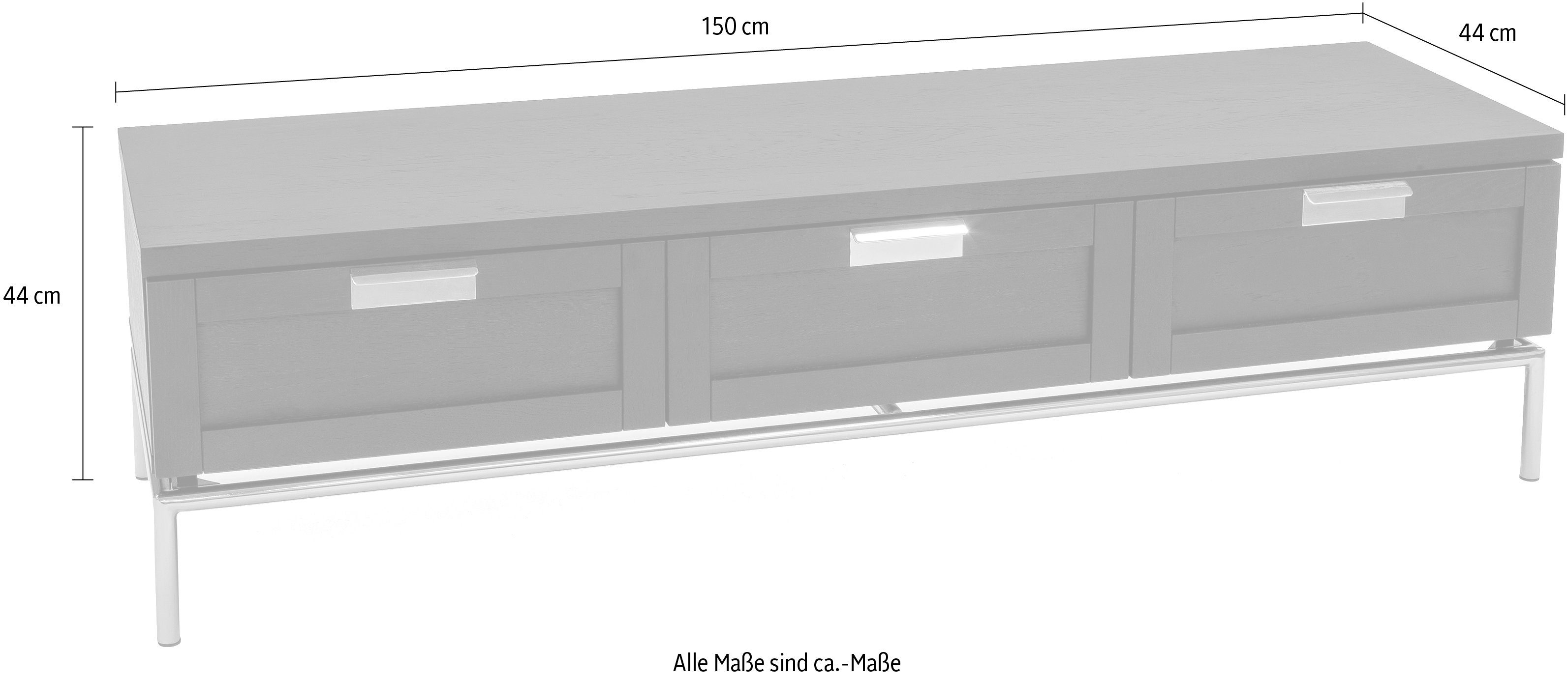 skandinavisches Walnussbaum, Design andas Holzfurnier Lowboard, aus