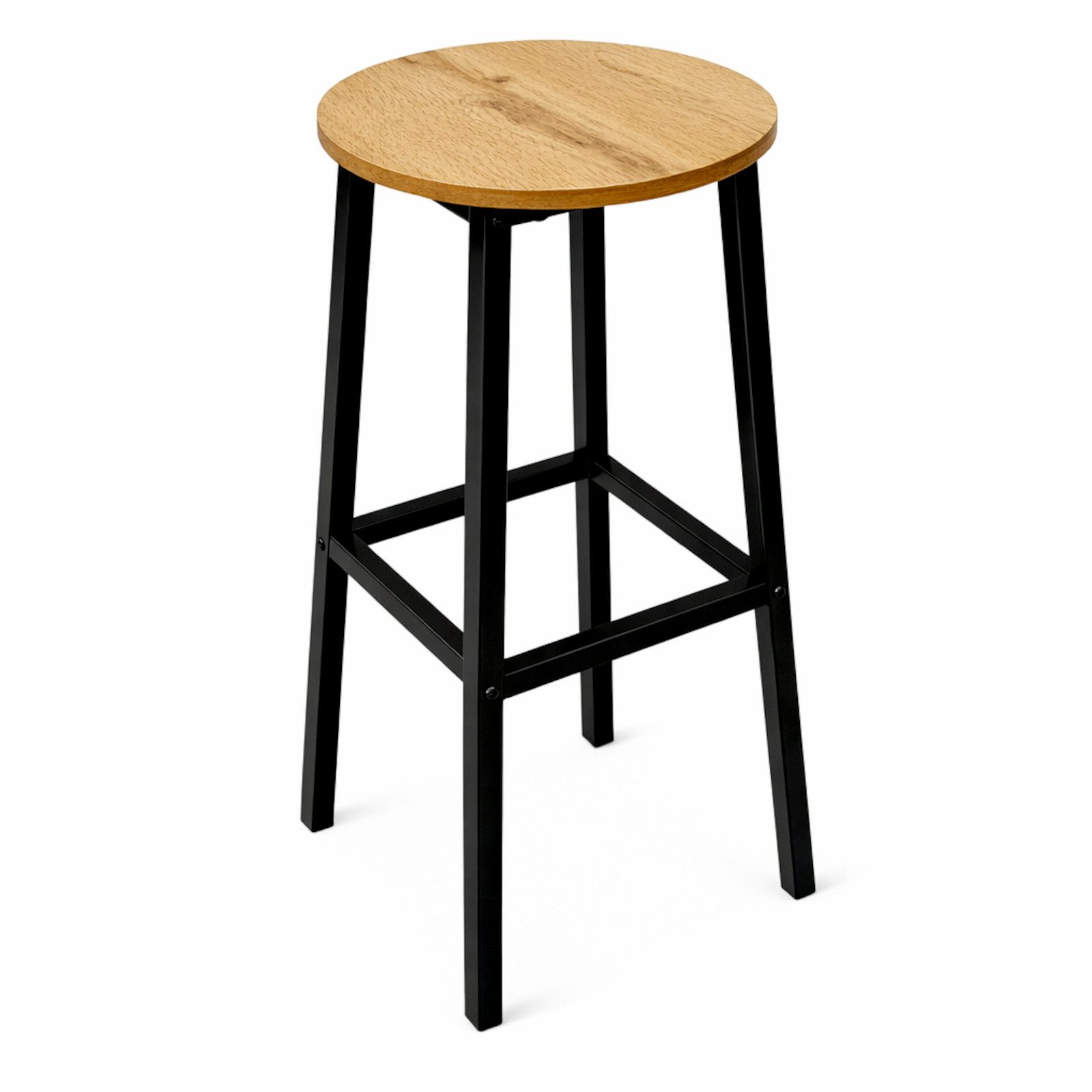BEGRYF Barhocker Dunkelbrauner für Zimmer BEGRYF 32x32x65 (1 St., Einzelartikel)