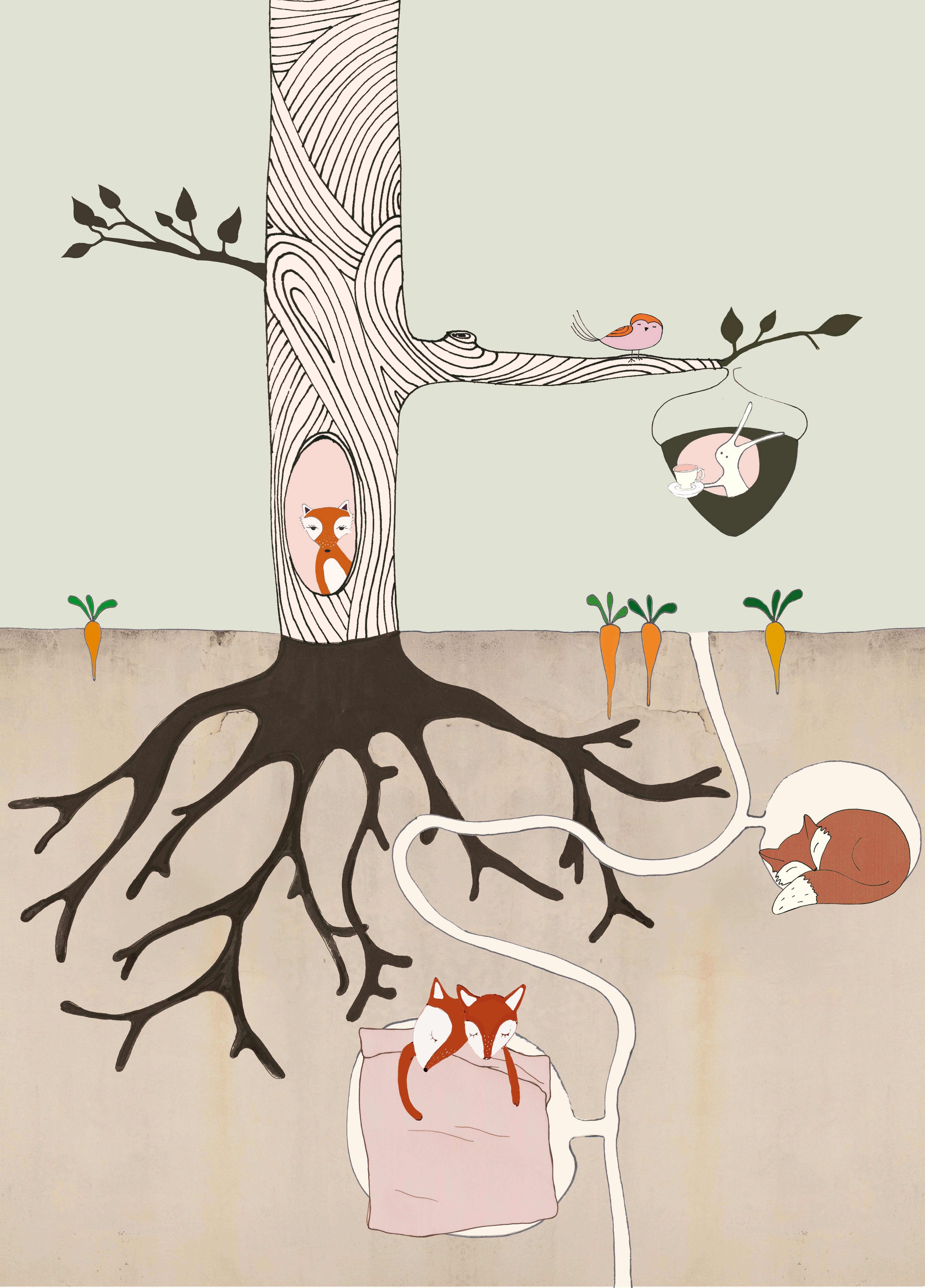 Rasch Kindertapete Rasch Onszelf Stories, Kids, weiß beige 557787