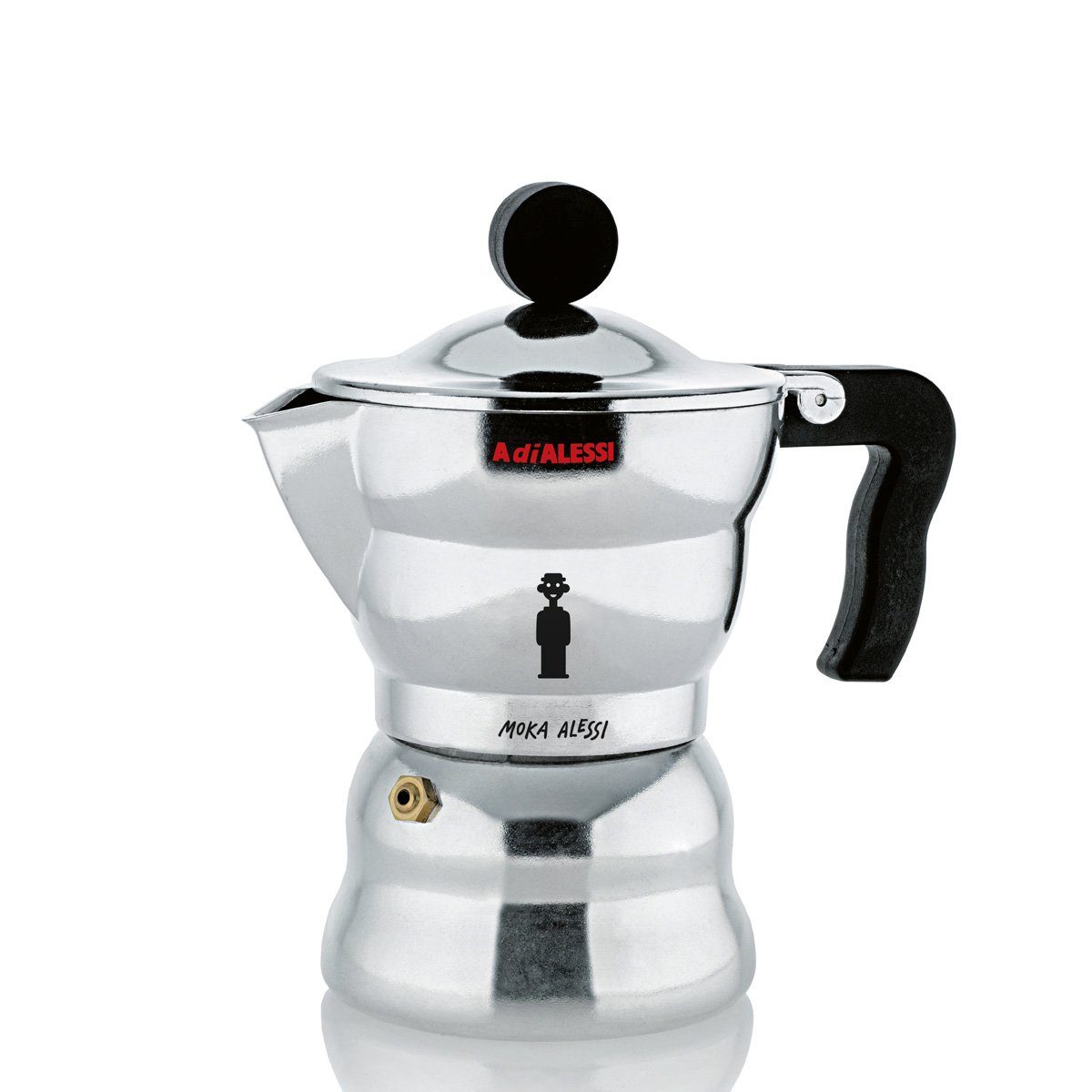 Alessi Espressokocher, 0.15l Kaffeekanne, Nicht für Induktion geeignet