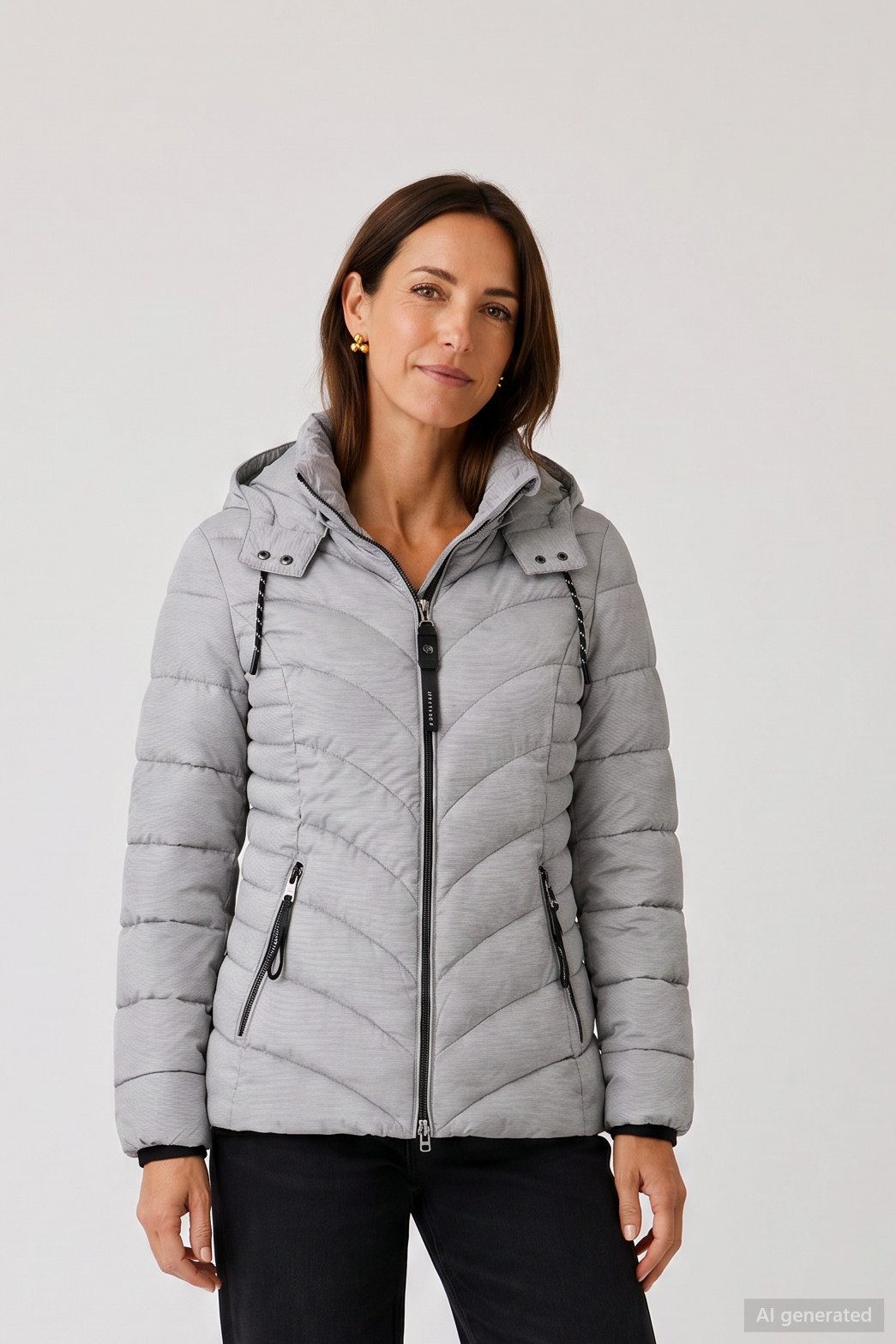 Barbara Lebek Steppjacke wasserdichte Übergangsjacke Damen mit 3.000mm Wassersäule