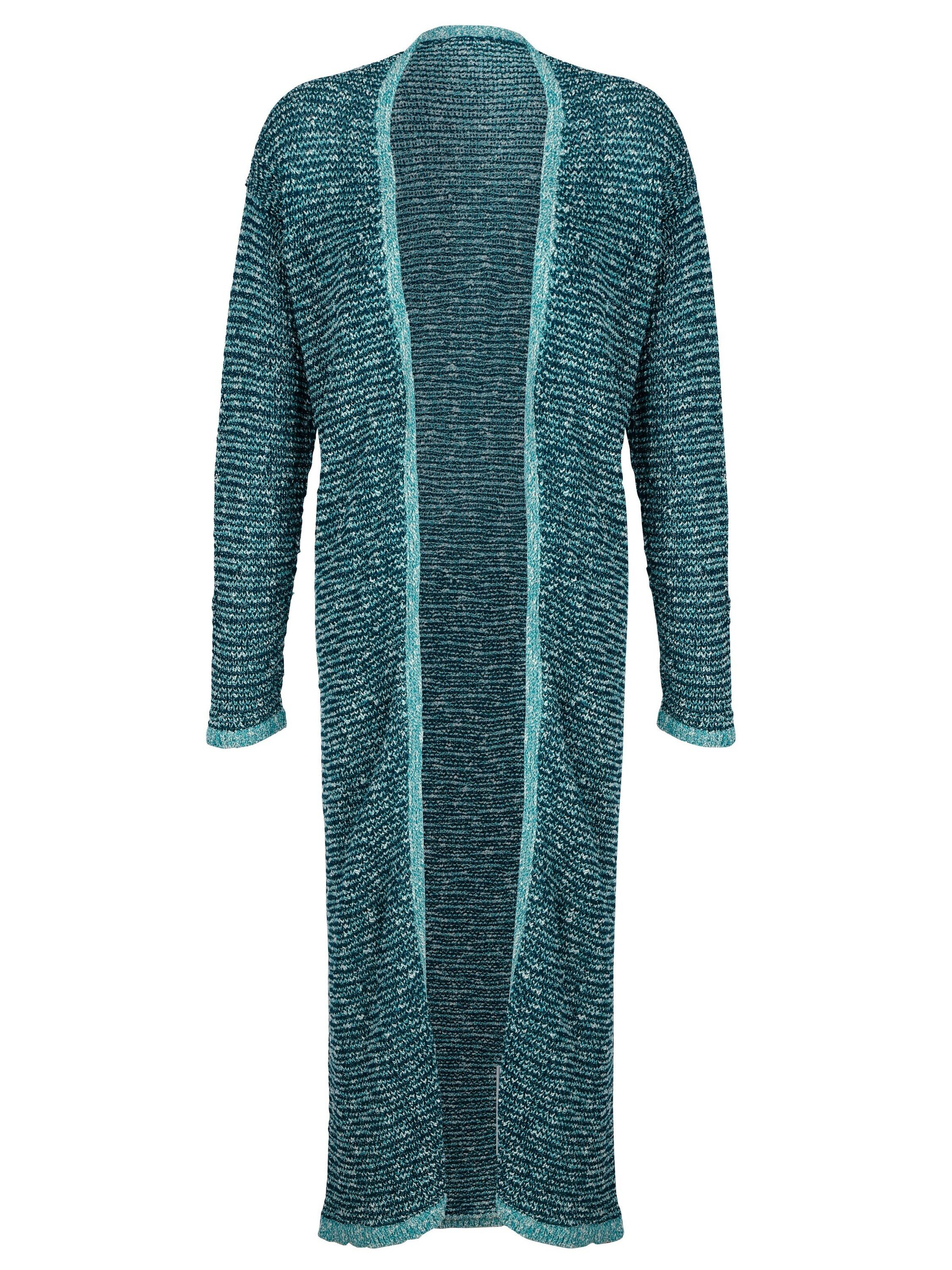 Alba Moda Strickjacke Strickmantel mit Effektgarn