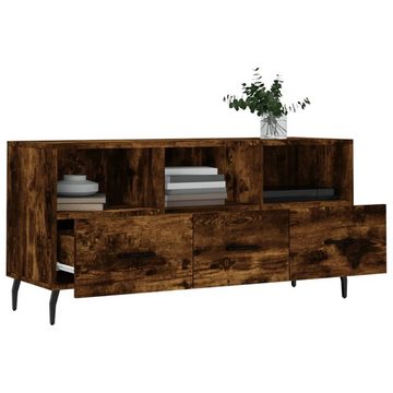 vidaXL TV-Schrank TV-Schrank Räuchereiche 102x36x50 cm Holzwerkstoff (1-St)