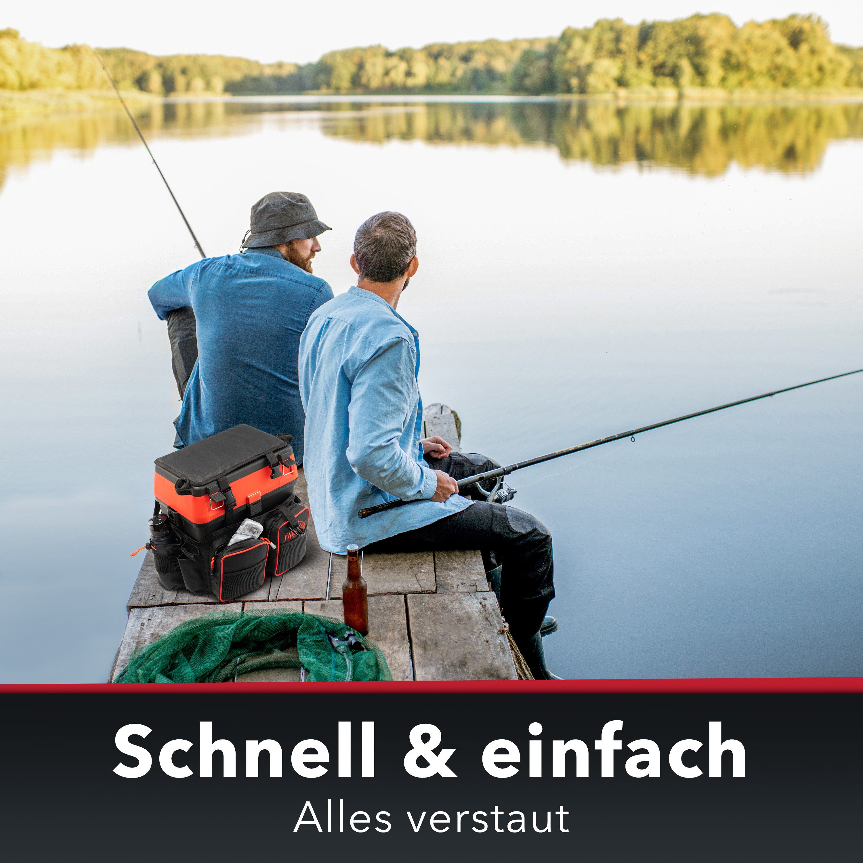 Paradox Fishing Angelrucksack Multifunktions-Sitzkiepe mit 4 günstig online kaufen