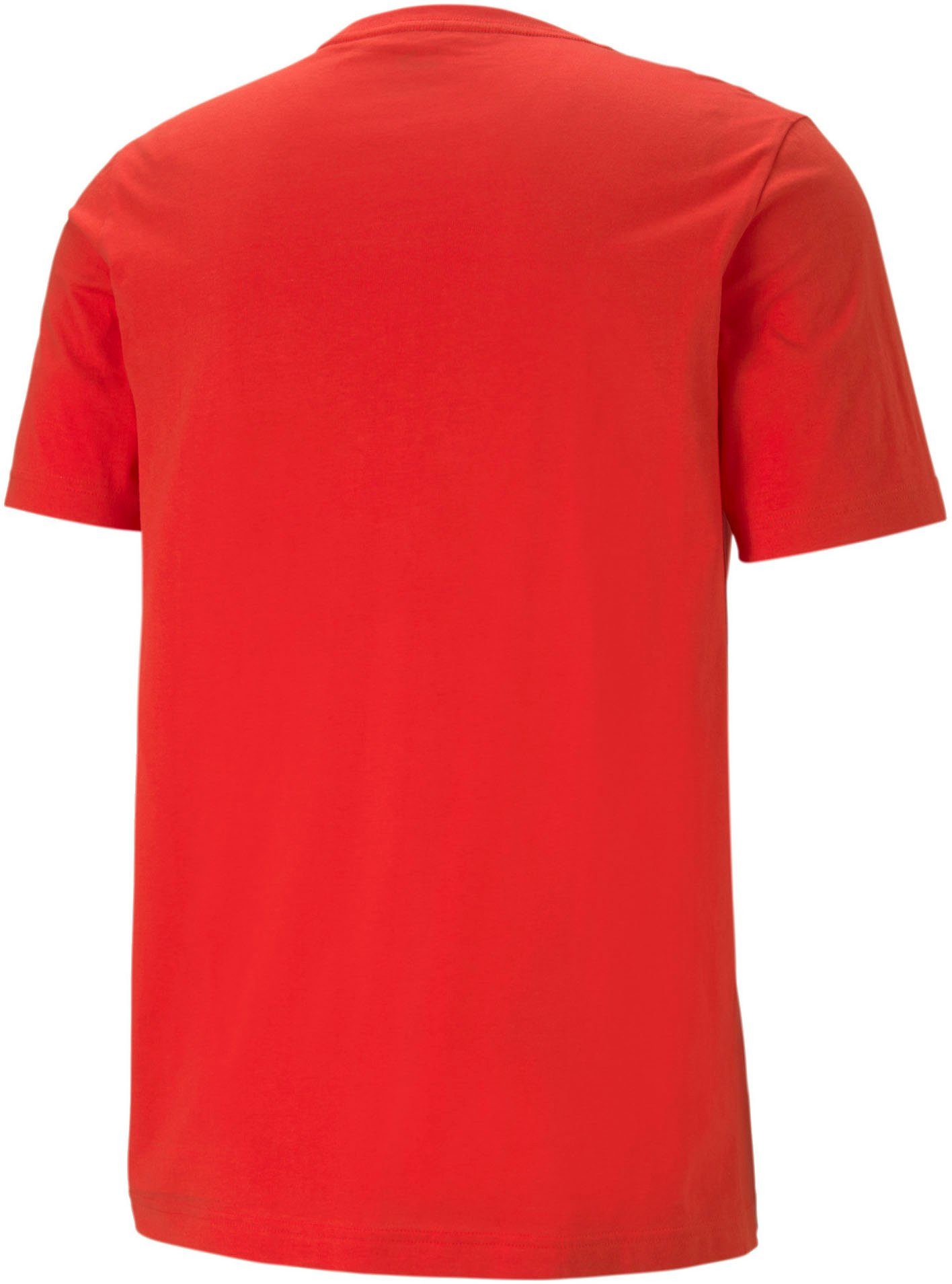 PUMA ESS LOGO High TEE T-Shirt Risk Red