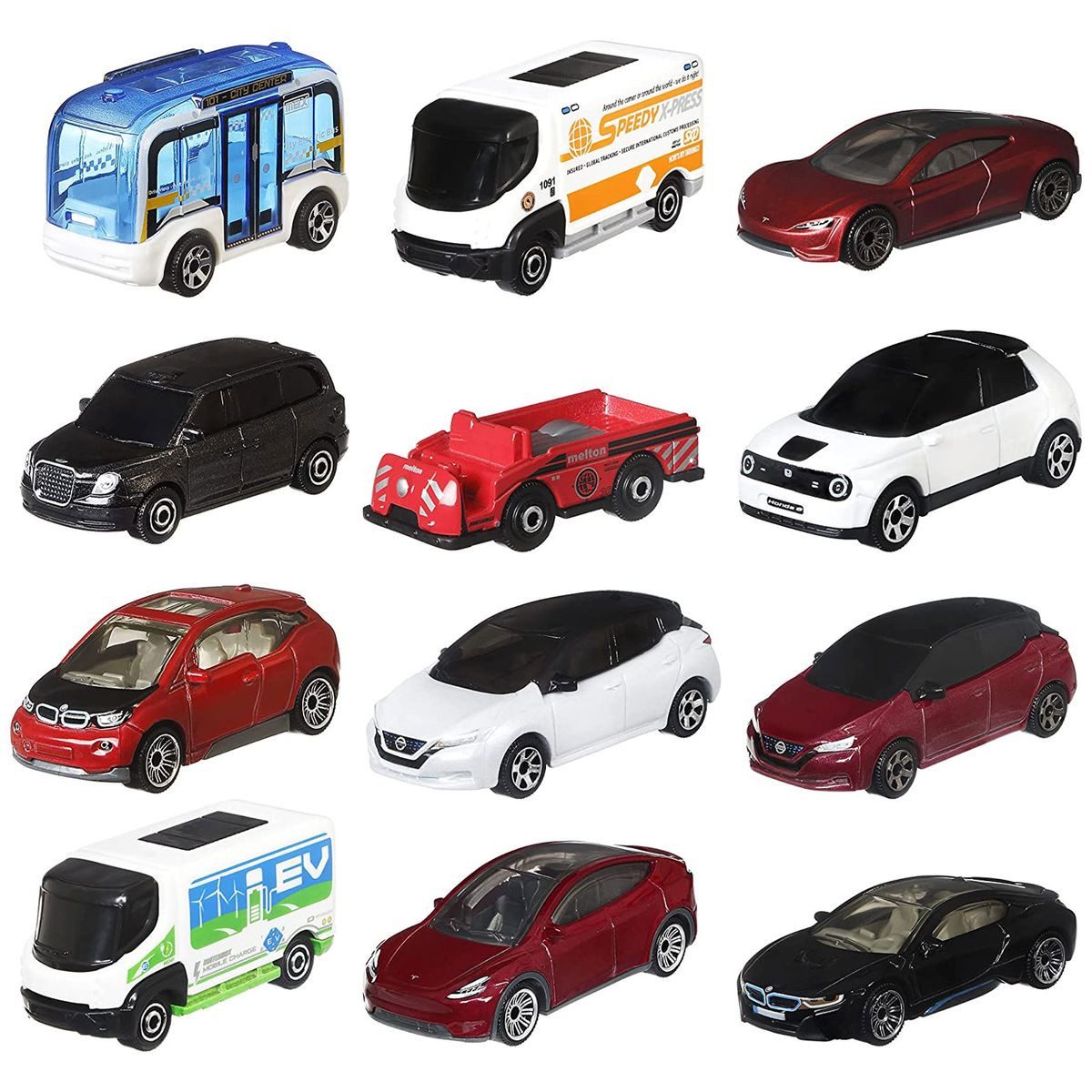 Mattel® Spielzeug-Auto Mattel HGW60 - Matchbox - Die-Cast Fahrzeug, 12er Pack