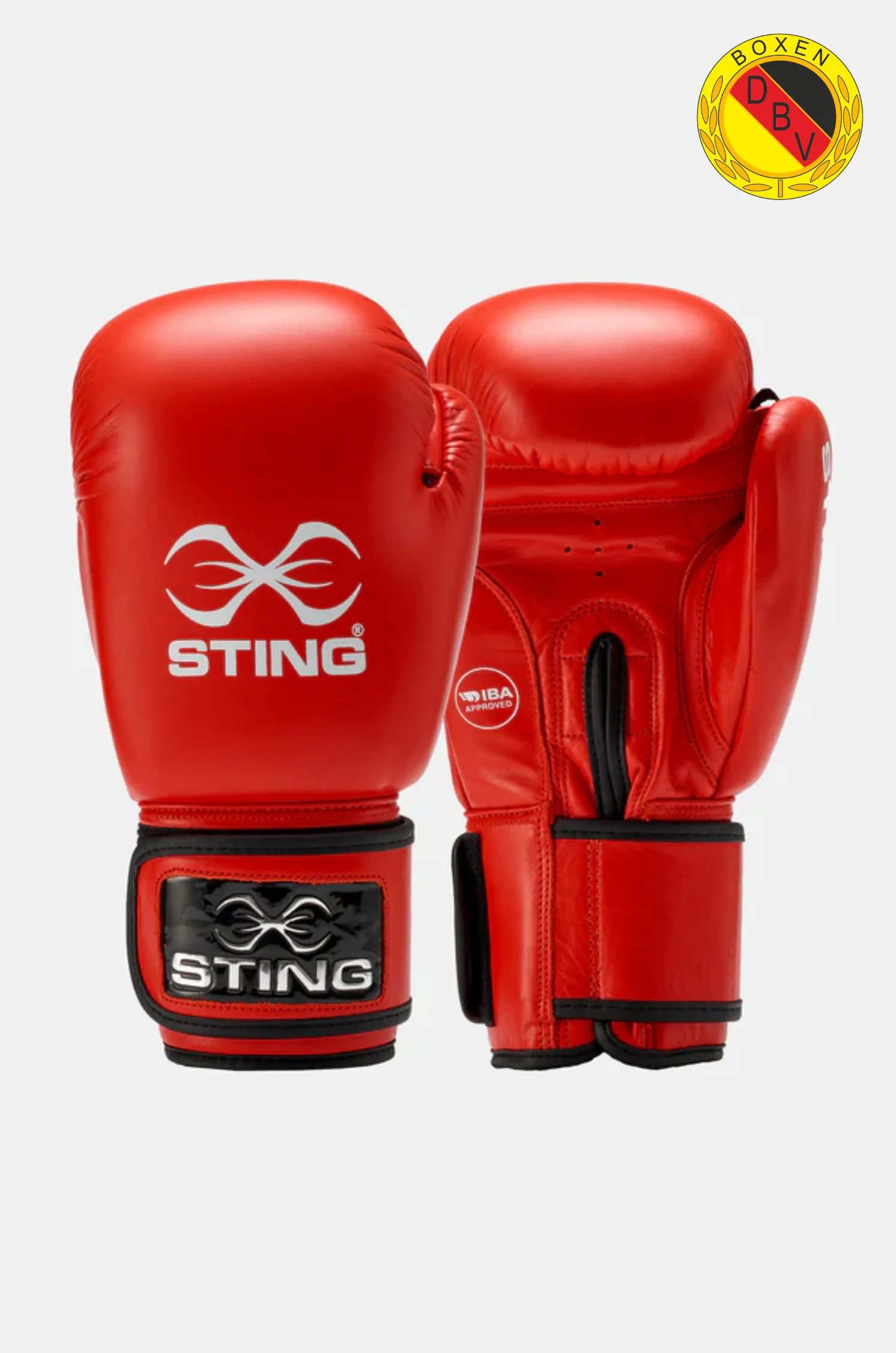 Sting Sports Boxhandschuhe IBA Wettkampfhandschuh rot günstig online kaufen