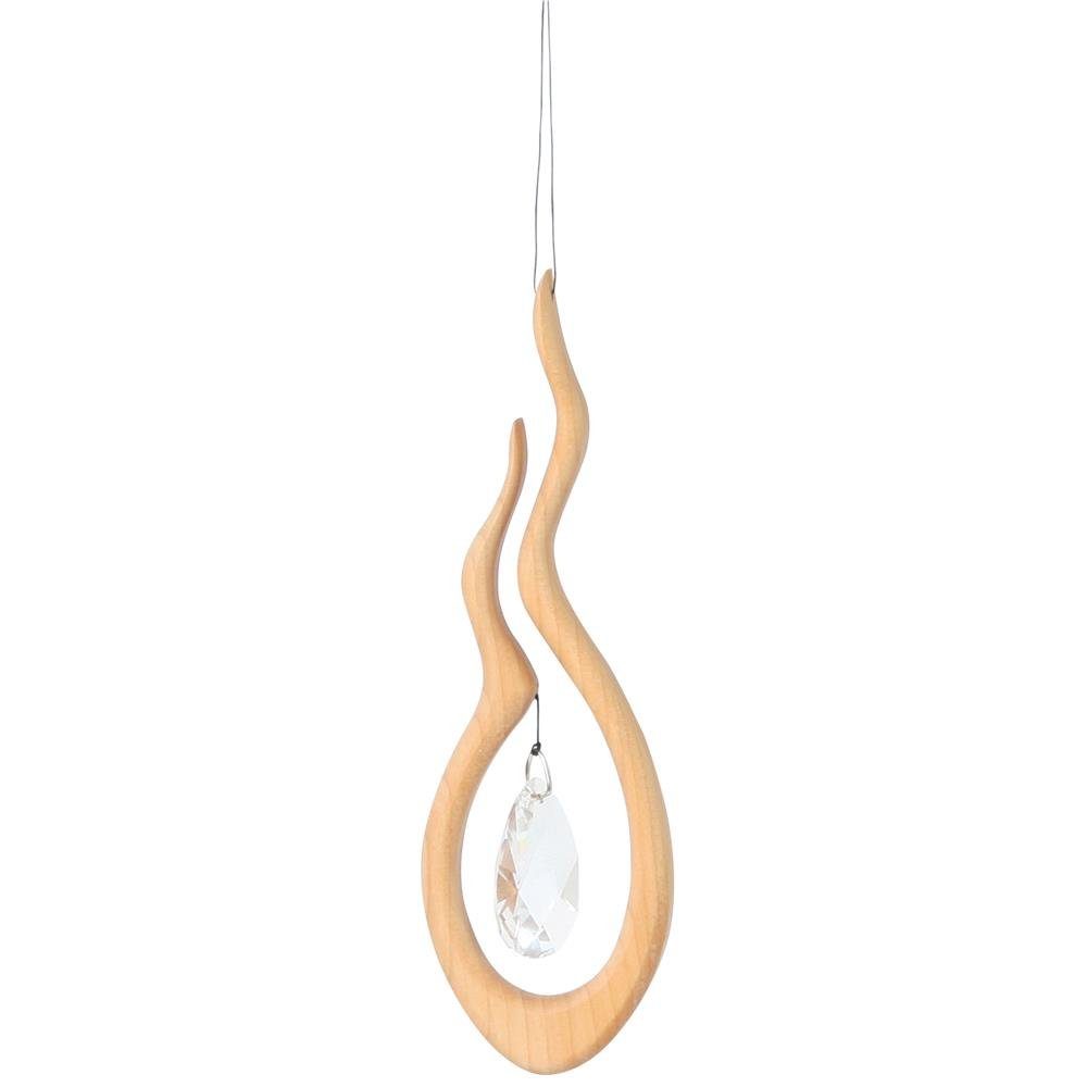 Bartl Dekohänger Holzhänger Shakti mit Kristall, Fensterschmuck Dekoration aus Holz