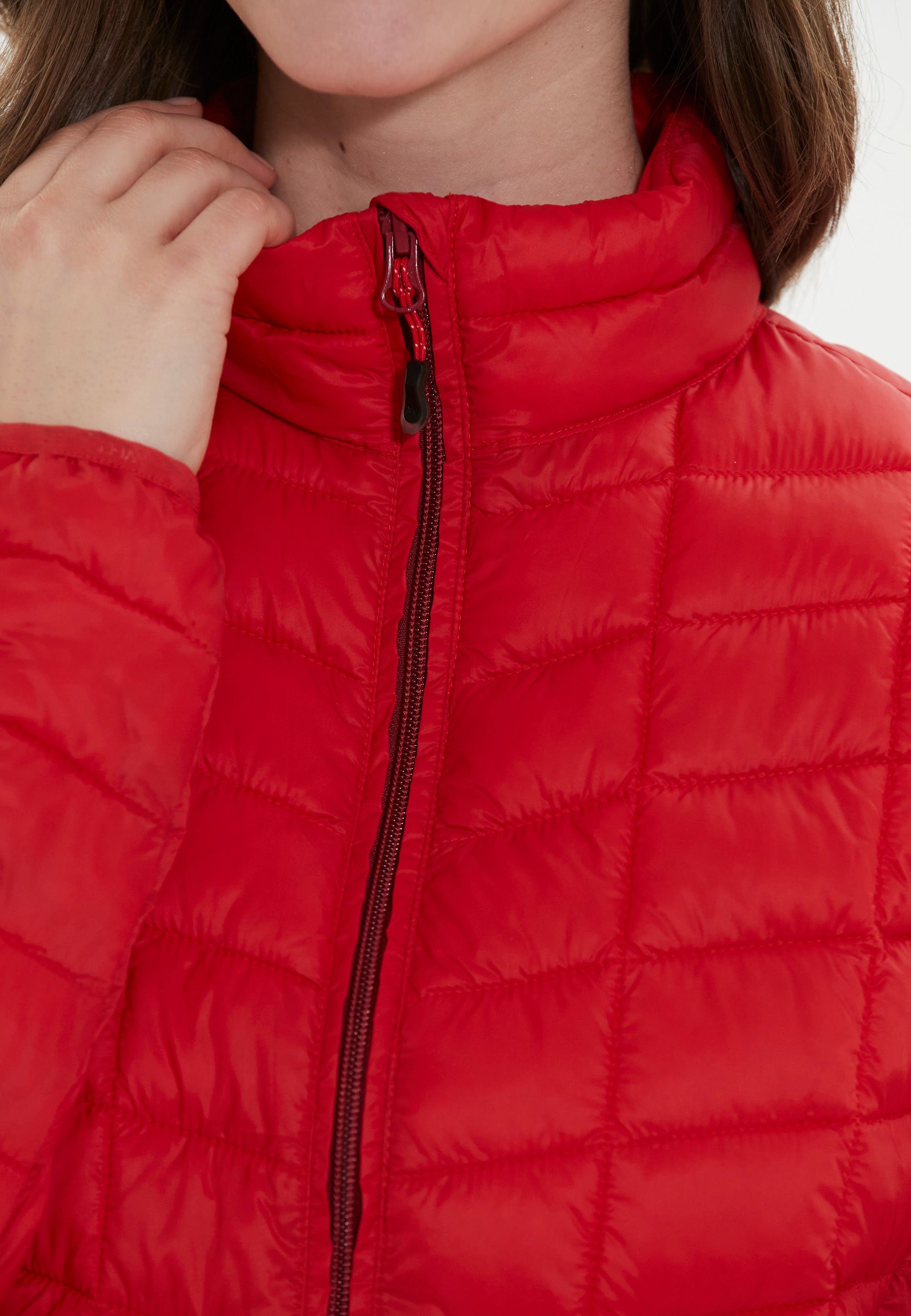 WHISTLER Outdoorjacke Kate in Stepp-Design rot-rot tollem