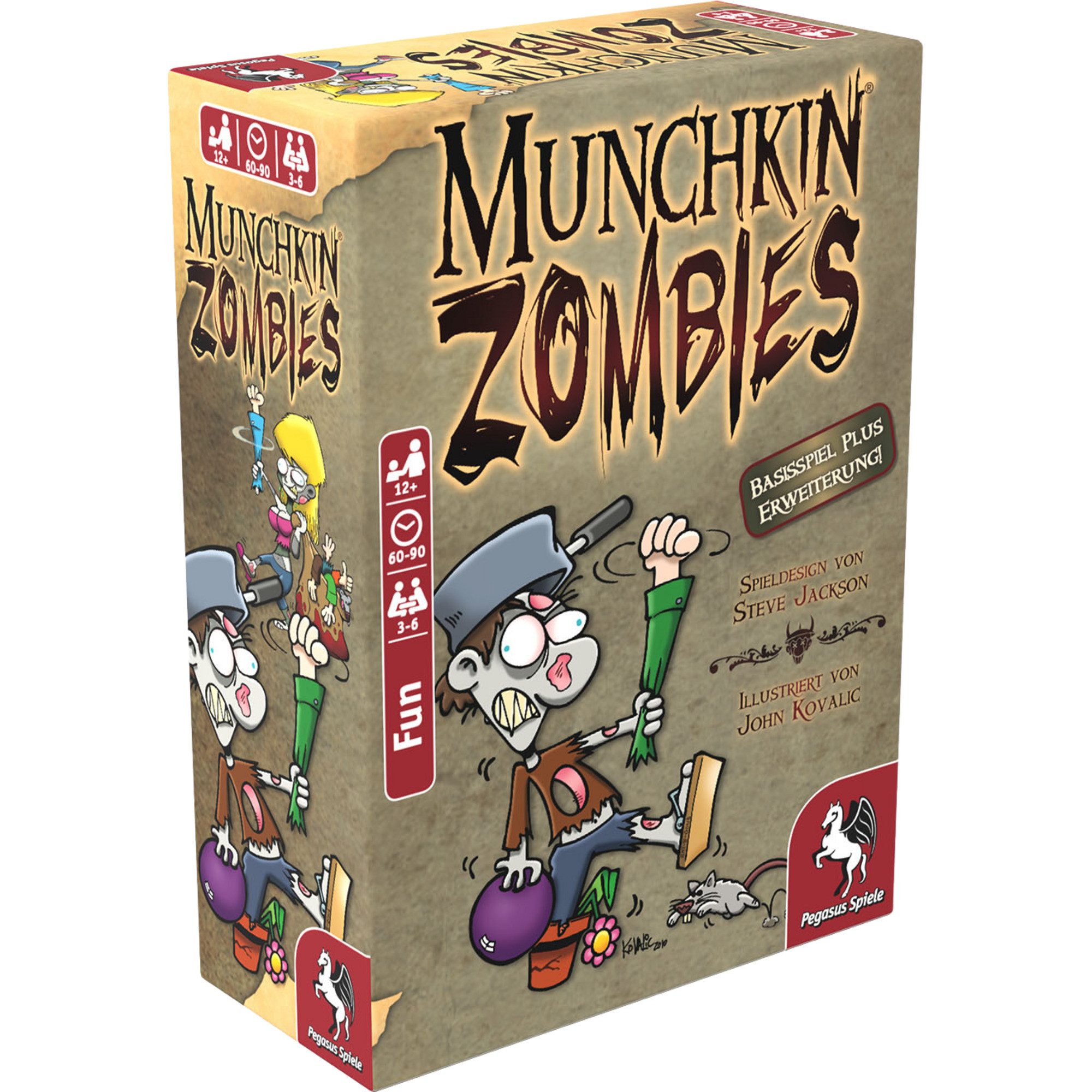 Pegasus Spiel Pegasus Munchkin Zombies 1+2, Kartenspiel