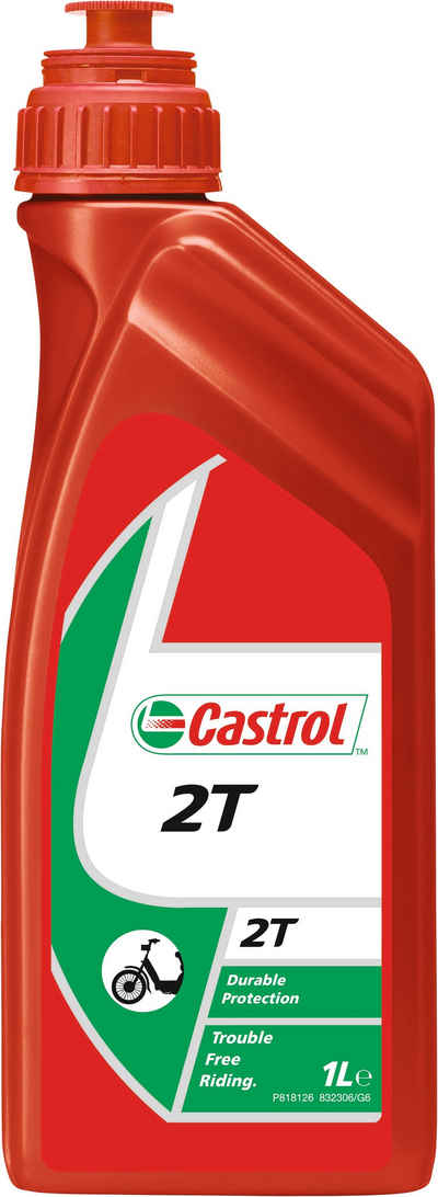 Castrol Motoröl 2T, 1 Liter, für Motorräder